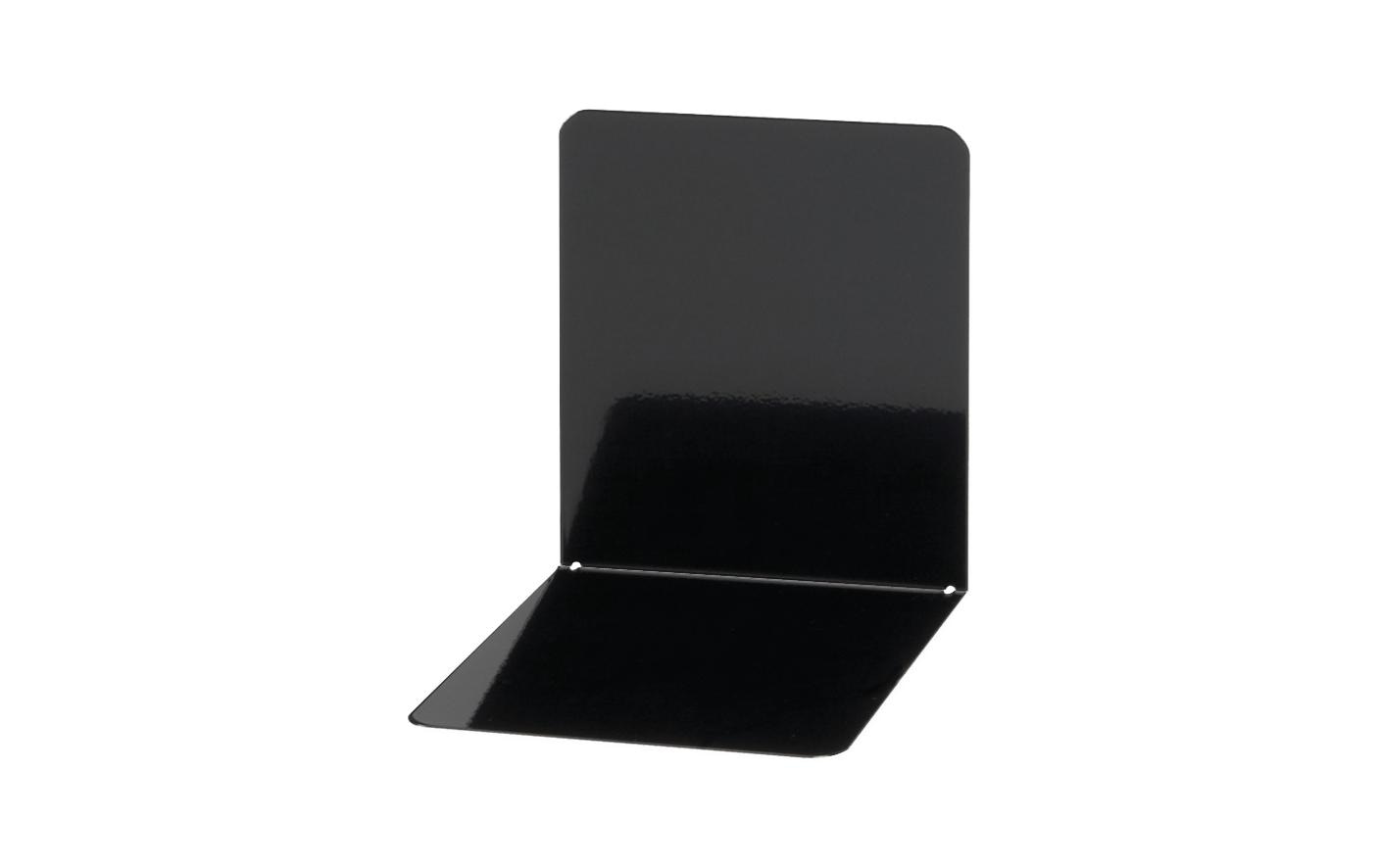 MAUL Buchstützen – schwarz – 120 × 140 mm – Stahl, 2 Stück