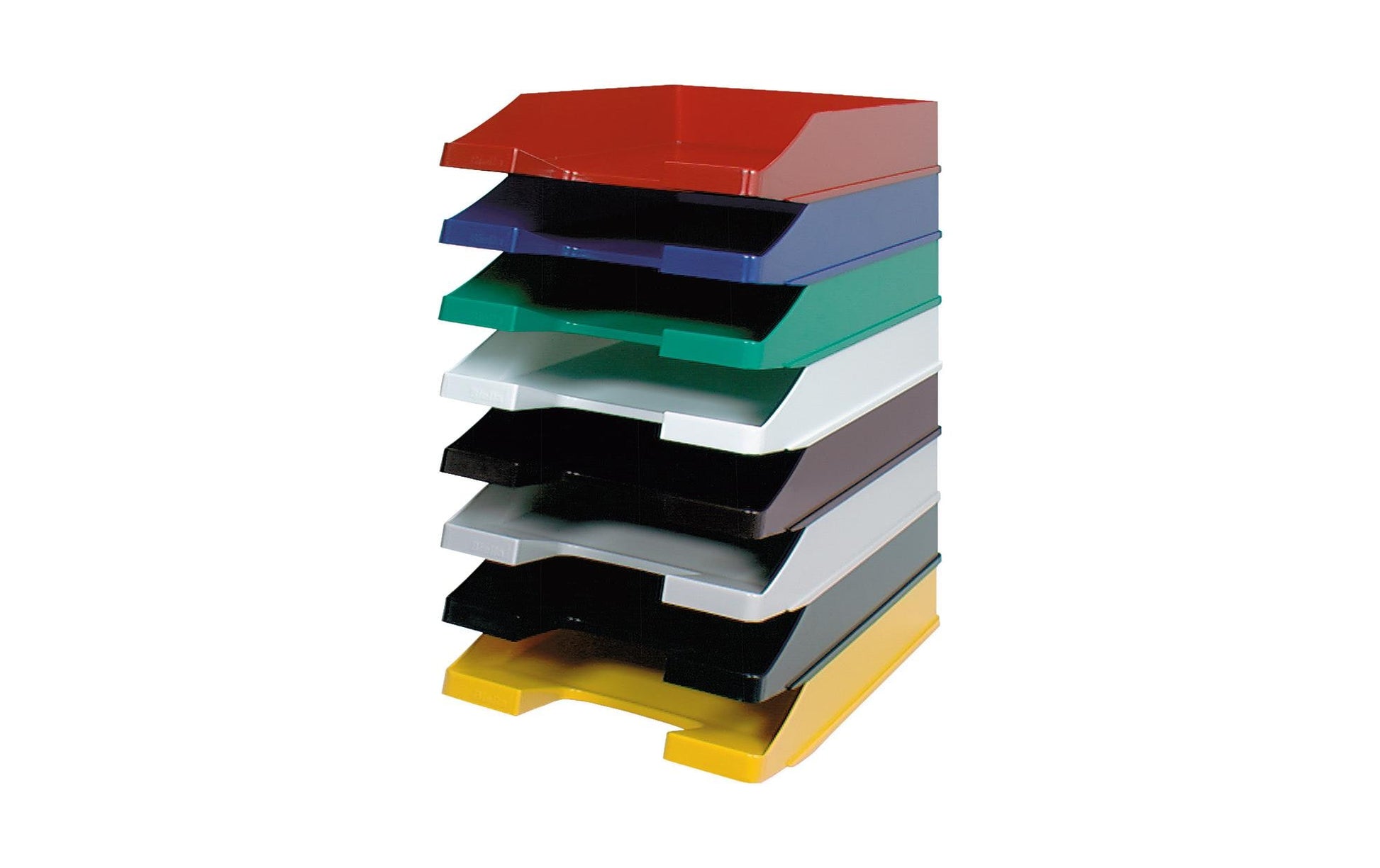 HAN Briefkorb für C4, Kunststoff, rot/gelb, hochglänzend, 255 × 65 × 348 mm