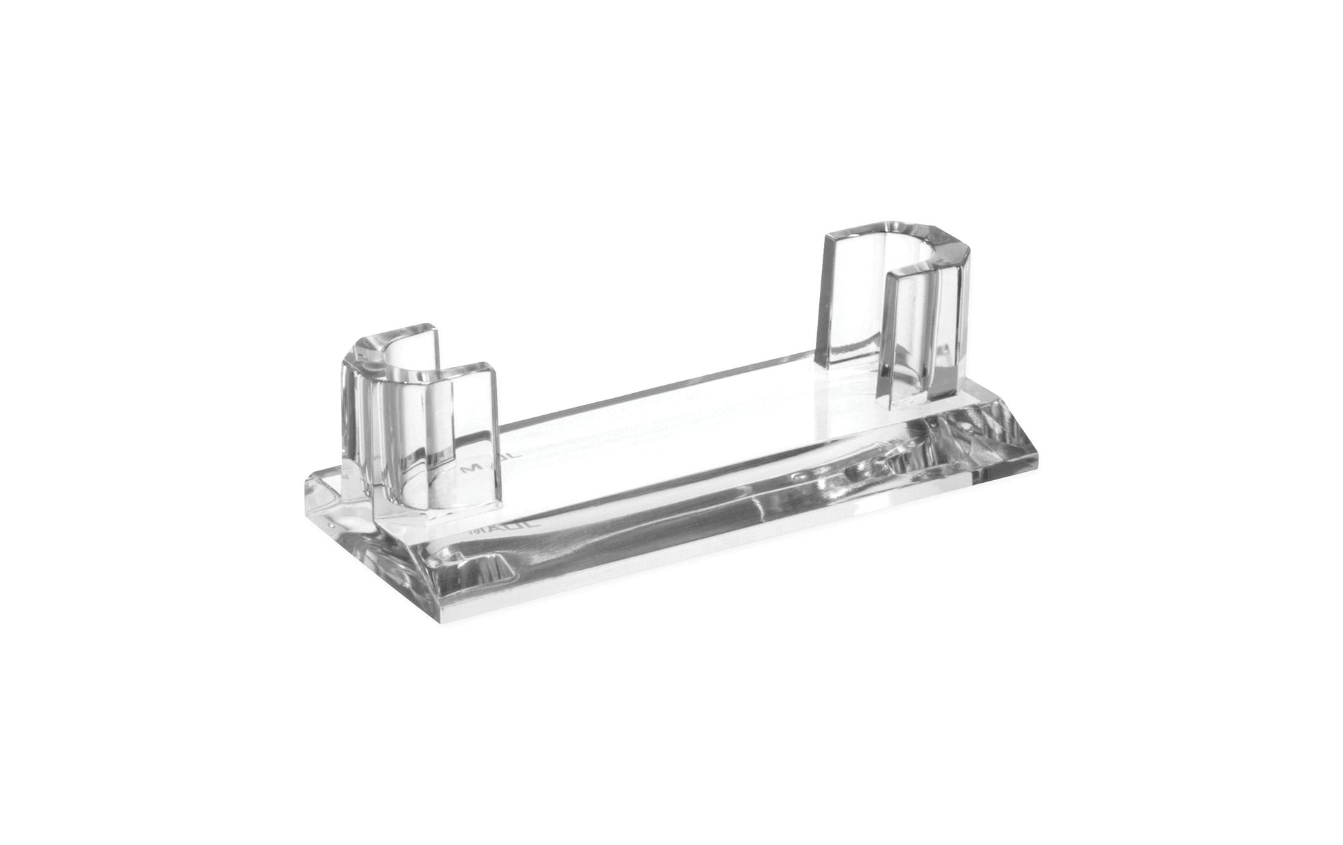 MAUL Visitenkartenhalter – 30 Karten, Acryl, transparent, 110 × 44 × 32 mm