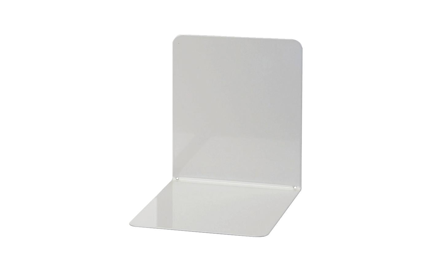 MAUL Buchstützen – grau – 120 × 140 mm – Stahl, 2 Stück