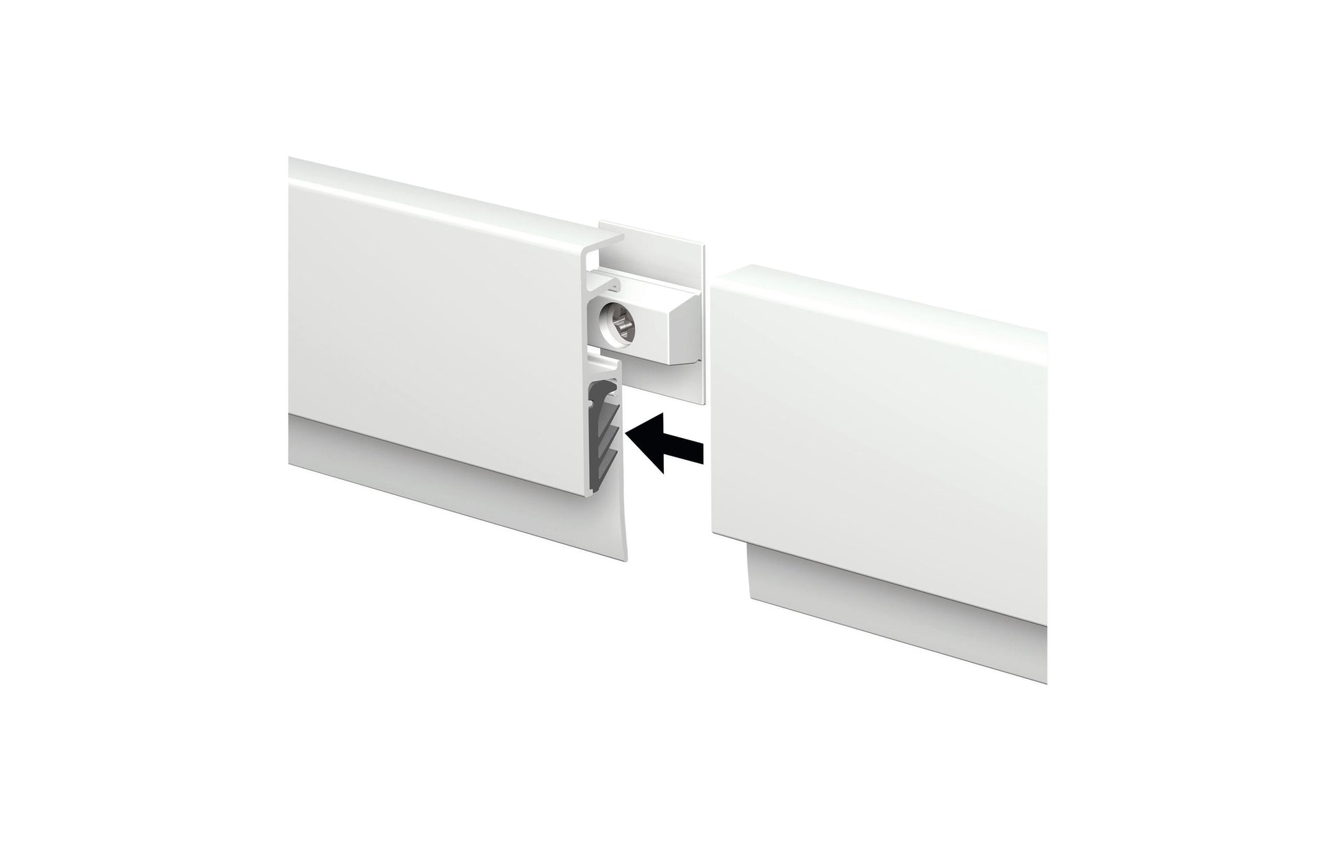 MAUL Magnetleiste – weiss, Aluminium, 1er-Pack