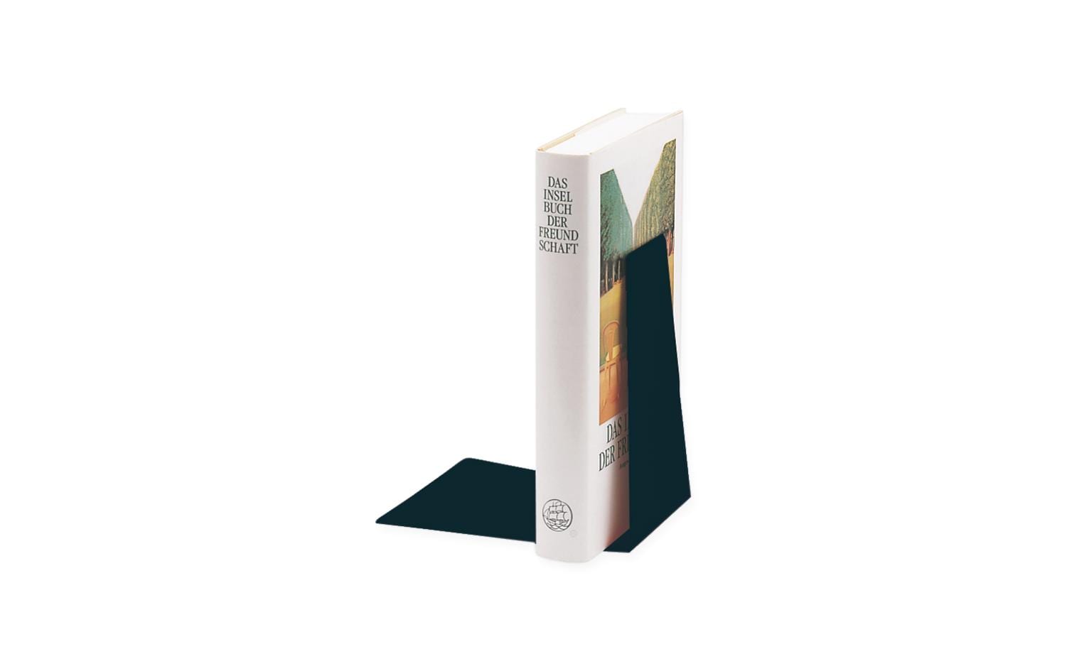 Leitz Buchstützen – schwarz, Metall, B 120 × H 140 × T 145 mm