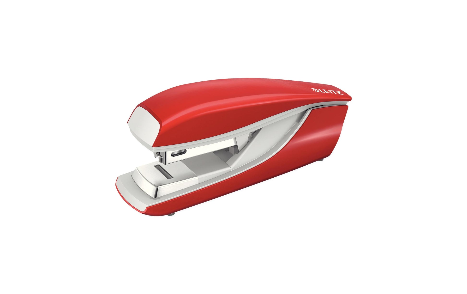 Leitz NeXXt 5505 – Hefter, 30 Blatt, für 24/6, 26/6, Flat-Clinch, Einlegetiefe 38 mm, Rot