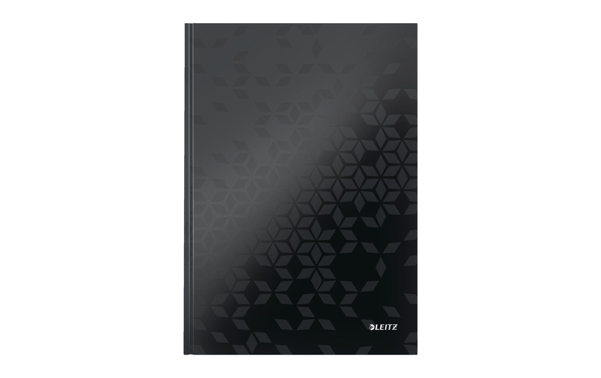 Leitz Notizbuch A4, kariert, Fadenheftung, 160 Seiten, 90 g/m² – schwarz