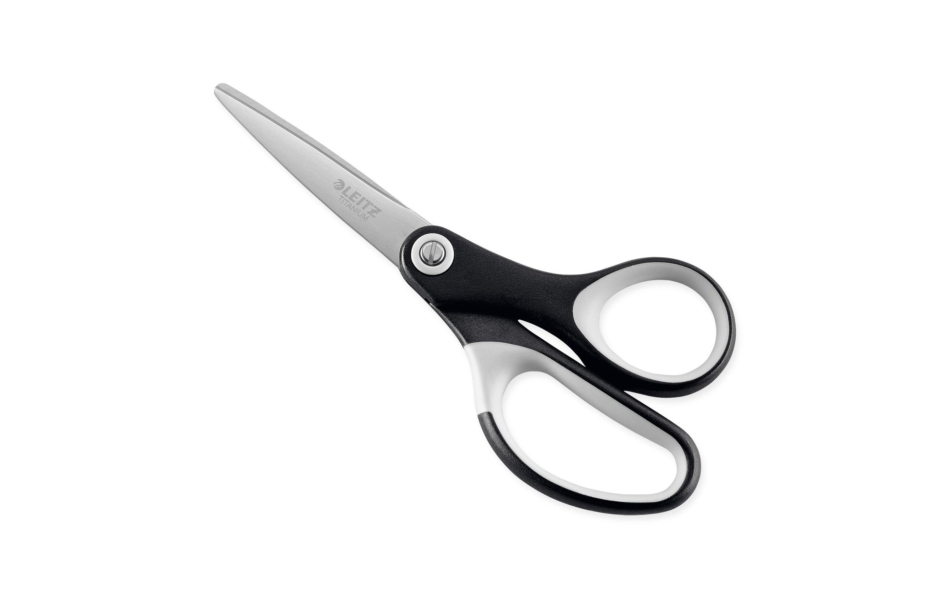 Leitz Schere 15,0 cm, für Rechts- und Linkshänder – Edelstahl, Schwarz