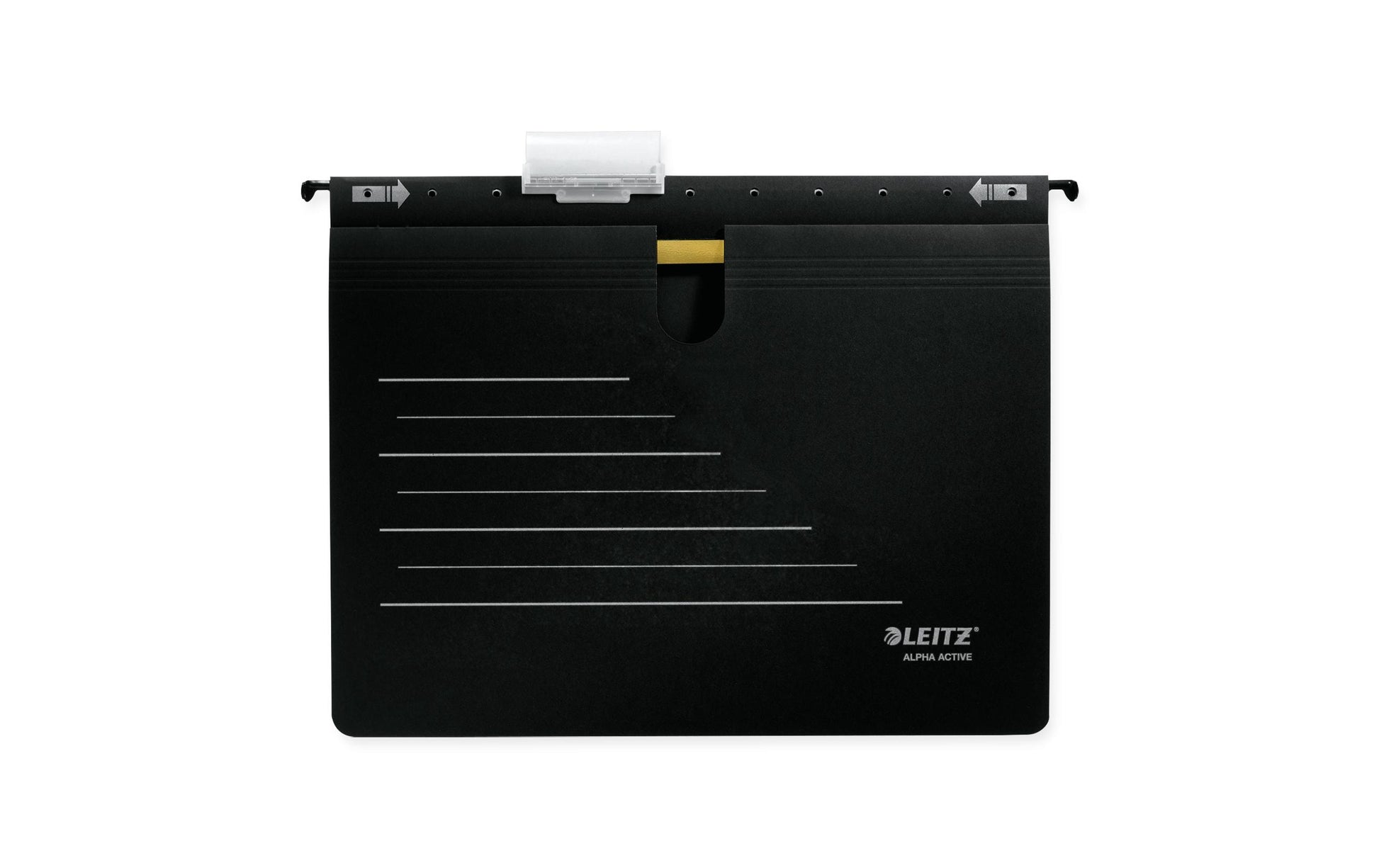 Leitz Alpha Active Hängehefter – für A4, 1-teilig, Schwarz, Karton, 5 Stk.