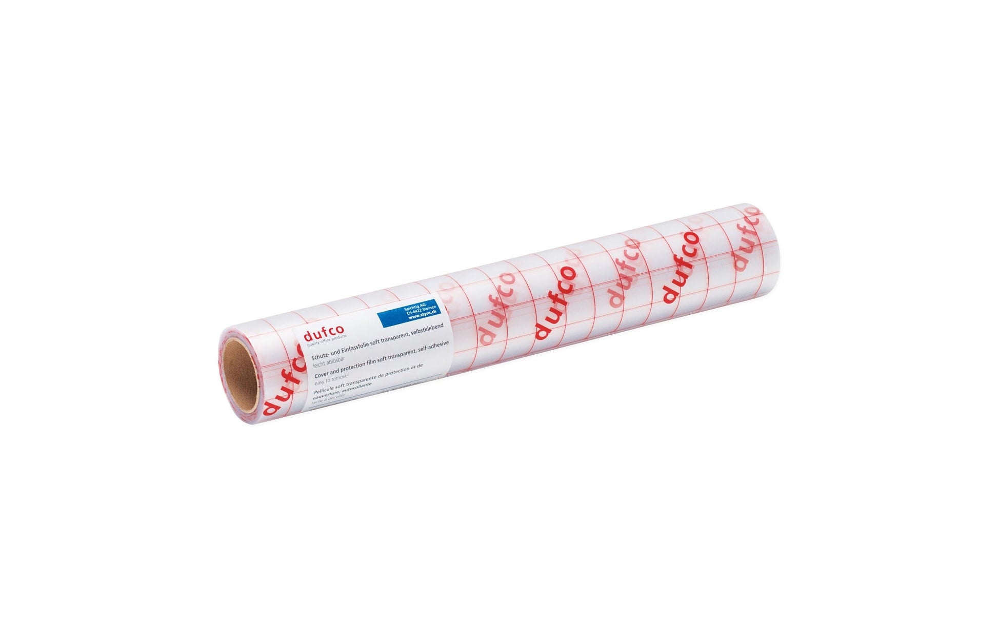 Dufco Klebefolie – wiederablösbar, transparent – 35,0 × 500,0 cm