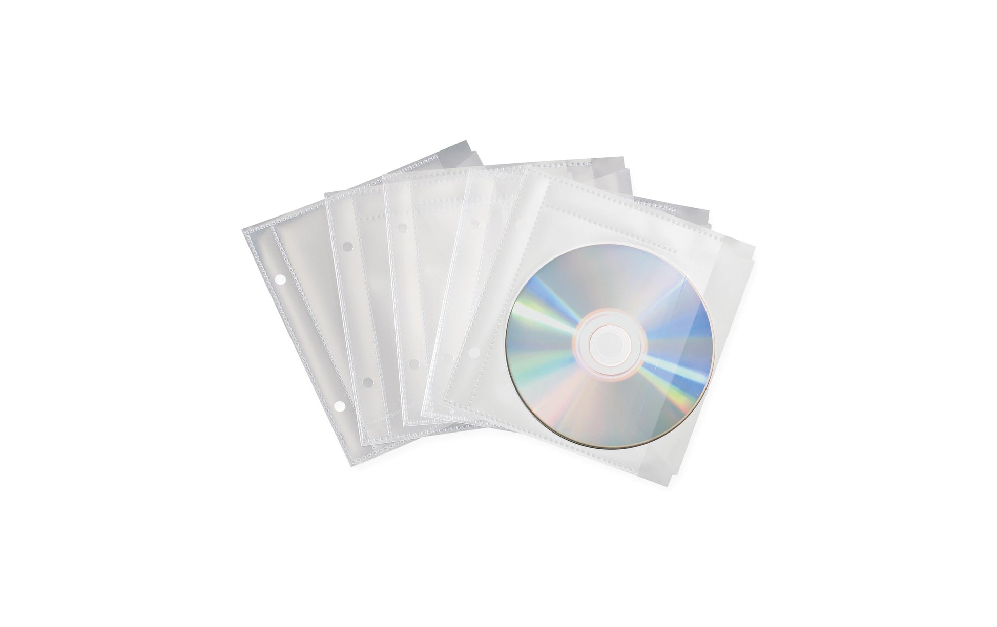 Favorit CD-/DVD-Hüllen – 1 Disk, transparent, 10er Pack