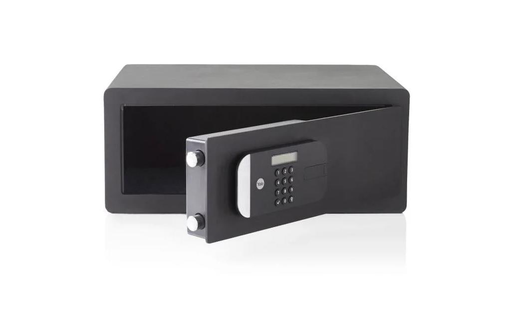 Yale Tresor – für Laptop, mit Zahlenschloss, Stahl, Dunkelgrau, 480 × 350 × 200 mm