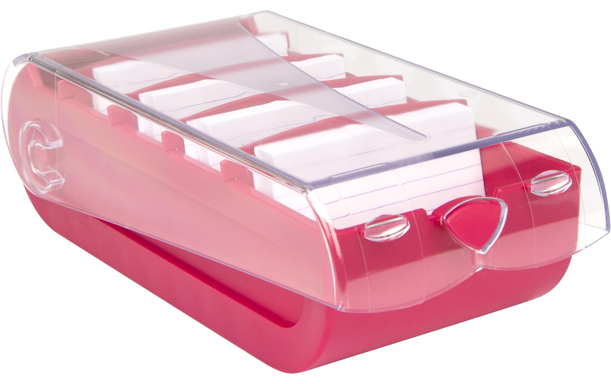 Biella Karteikasten Bunny – für A8 quer – mit Deckel, pink