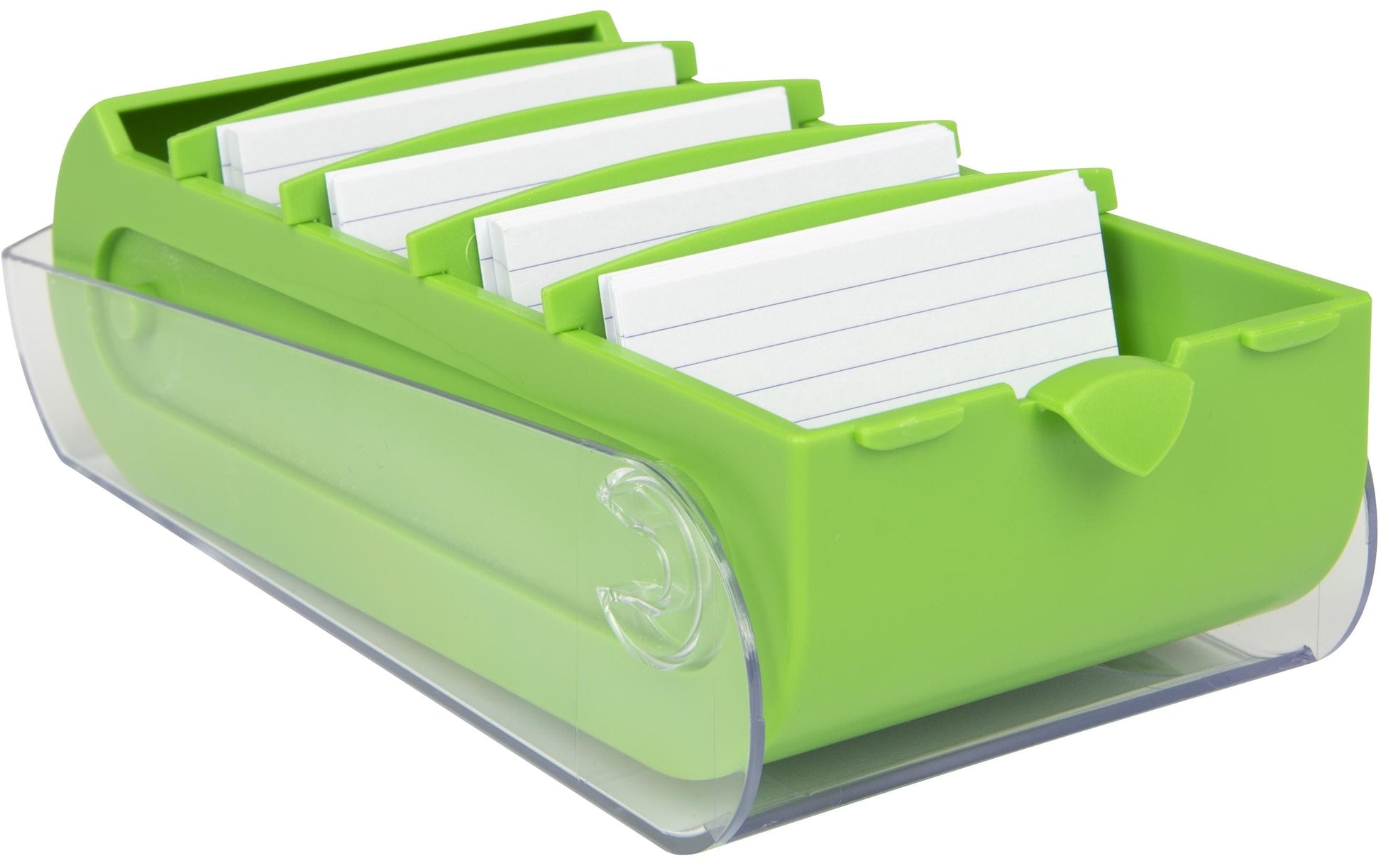 Biella Karteibox A7 quer, grün, Polypropylen (PP) – 1 Stück