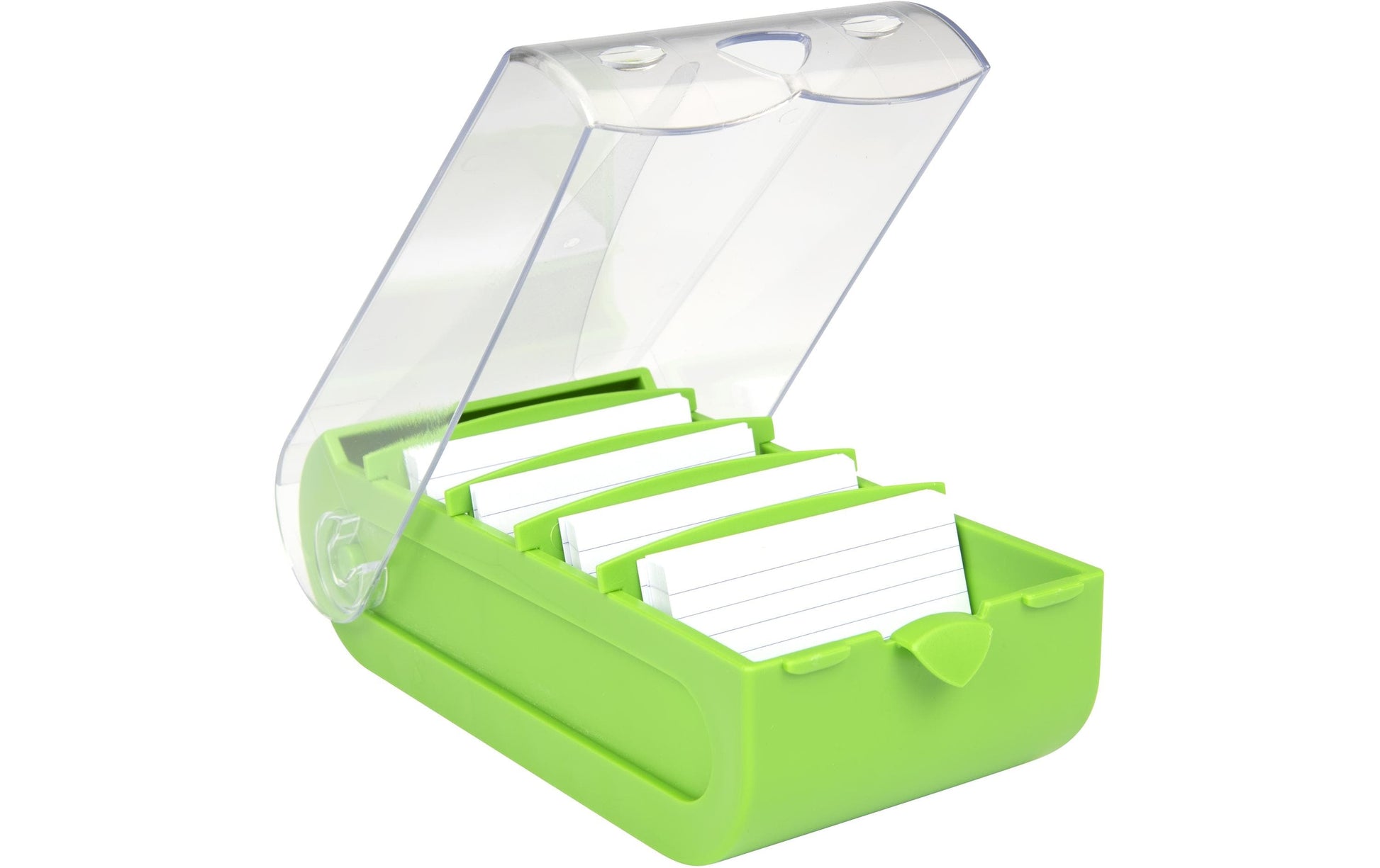 Biella Karteibox A7 quer, grün, Polypropylen (PP) – 1 Stück