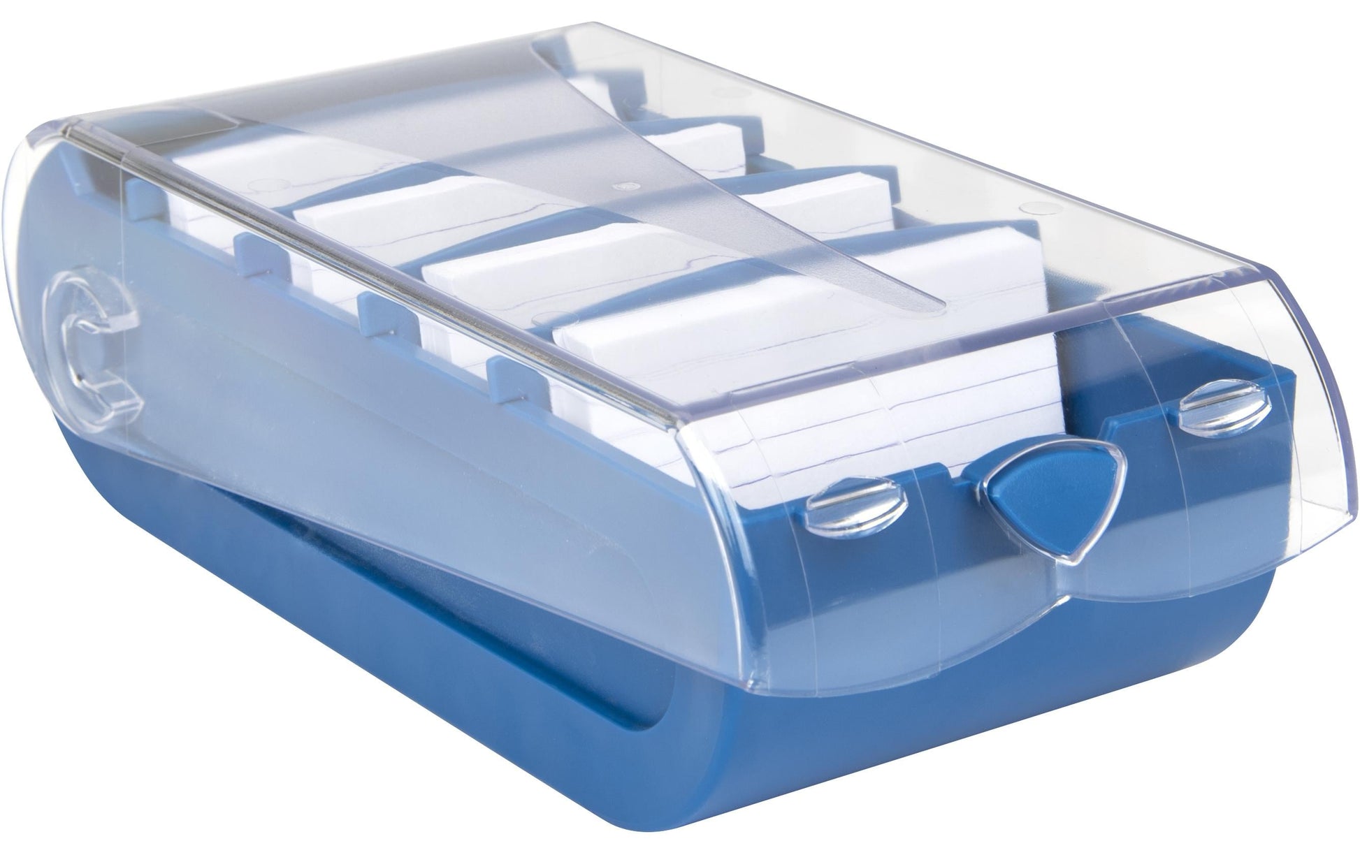 Biella Karteikasten Bunny – für A8 quer – mit Deckel, blau