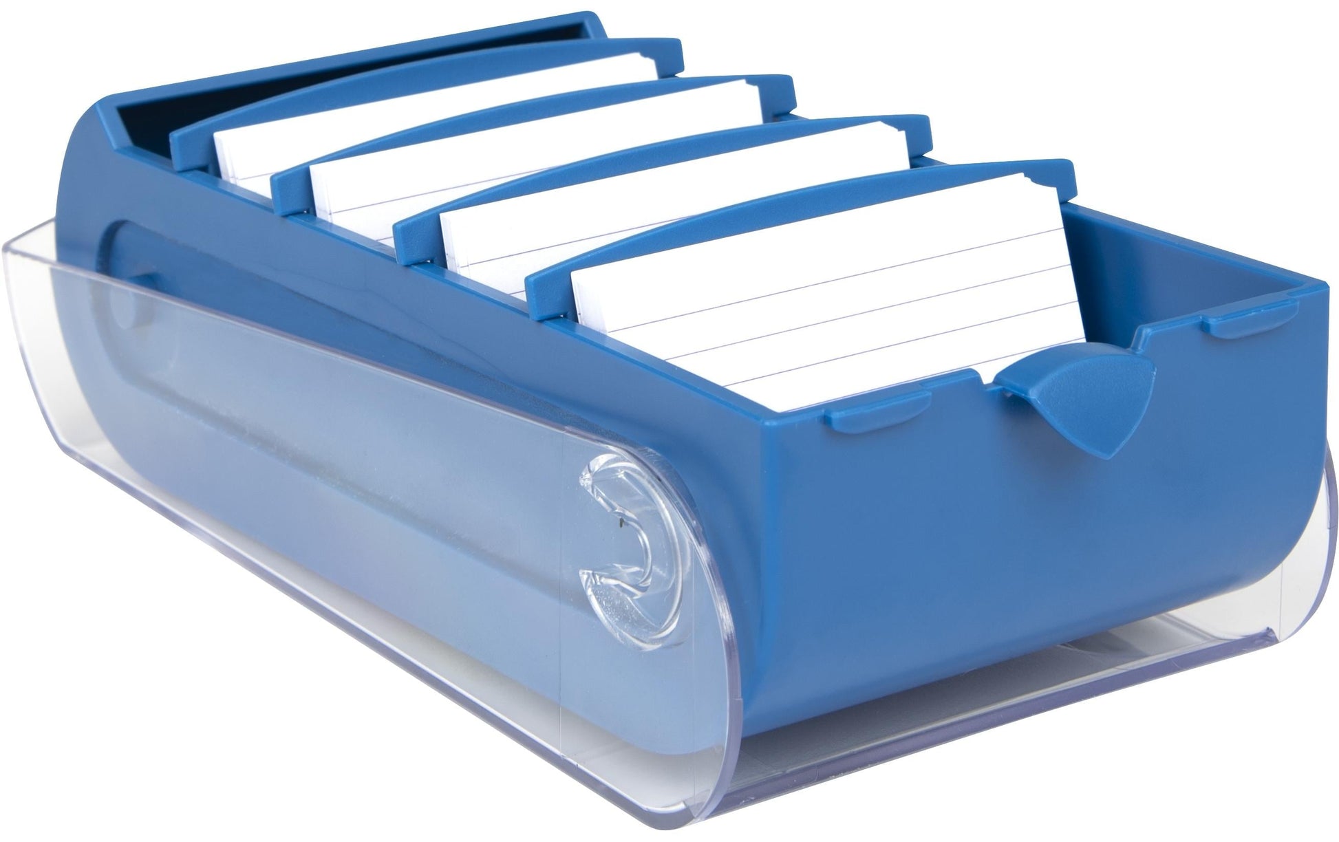 Biella Karteikasten Bunny – für A7 quer – mit Deckel, blau