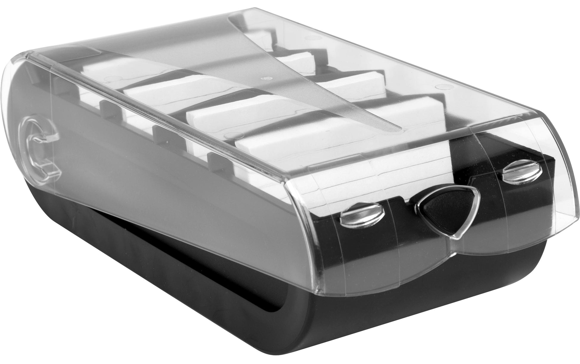 Biella Karteikasten Bunny – für A7 quer – mit Deckel, inkl. 100 Karten, Polypropylen (PP), schwarz