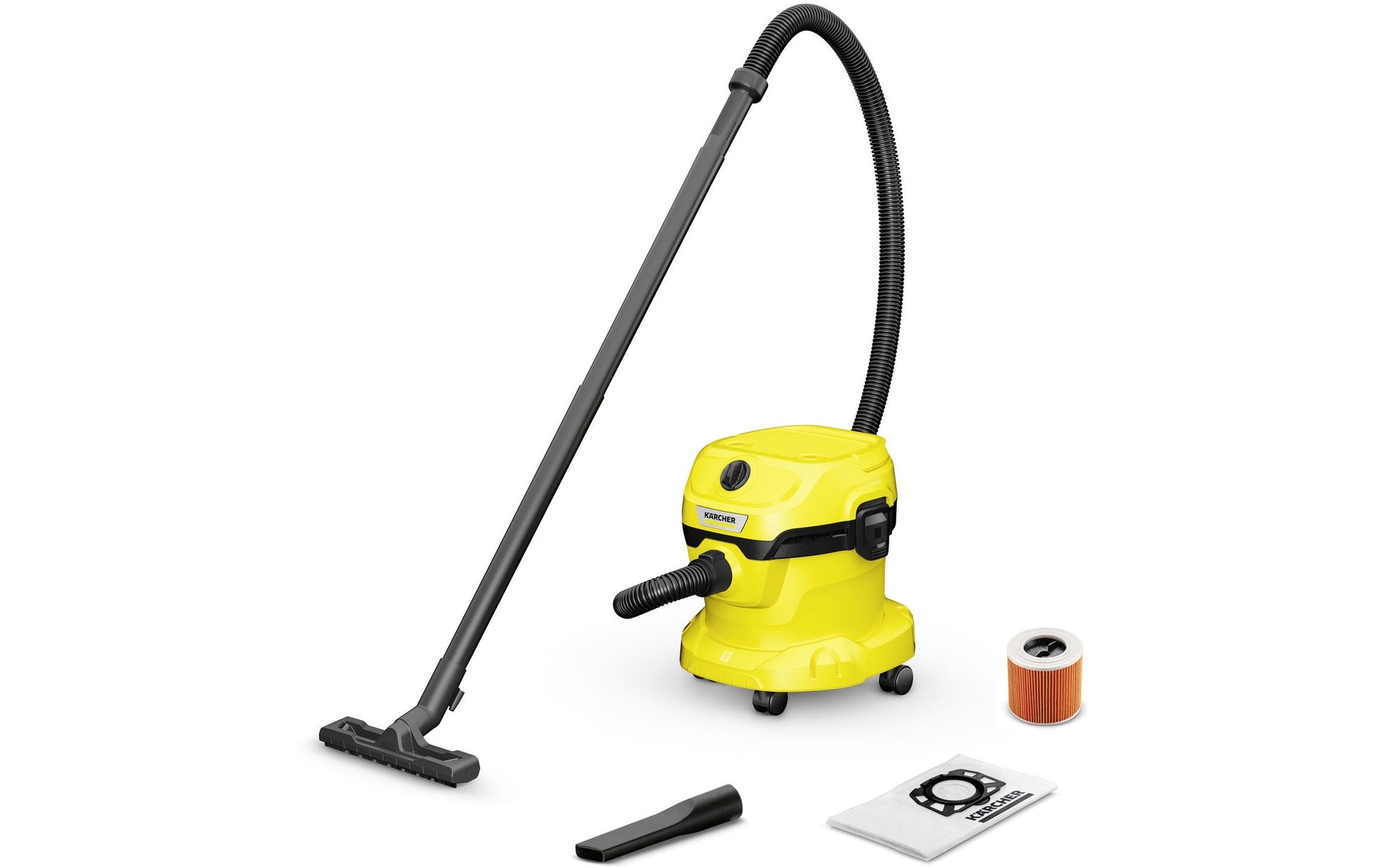 Kärcher Absauganlage WD 2 Plus – 2-in-1, 1000 W, 12 l, Netzbetrieb