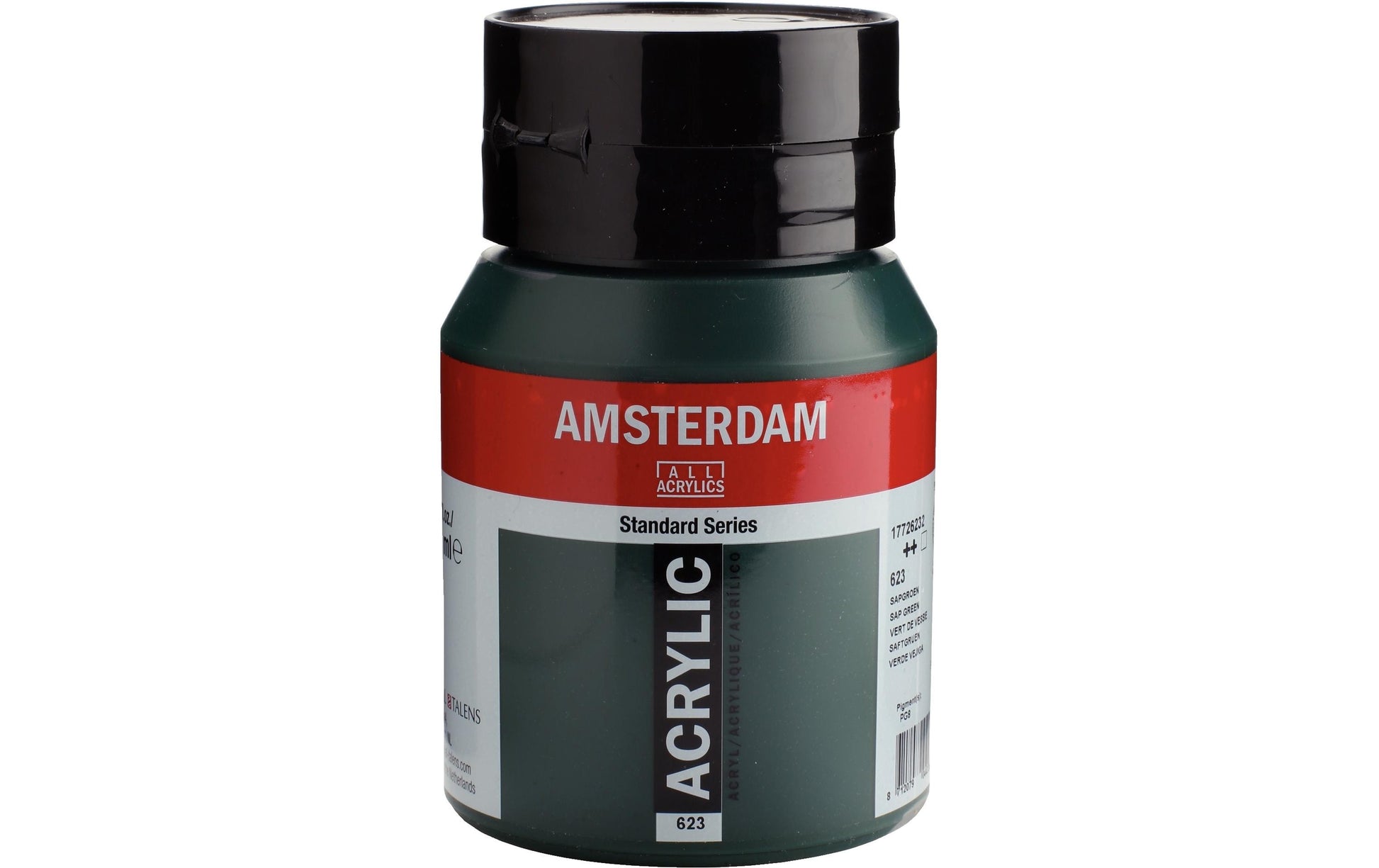Royal Talens Amsterdam Acrylfarbe – Saftgrün – 500 ml, Tube – für Leinwand, Papier, Holz