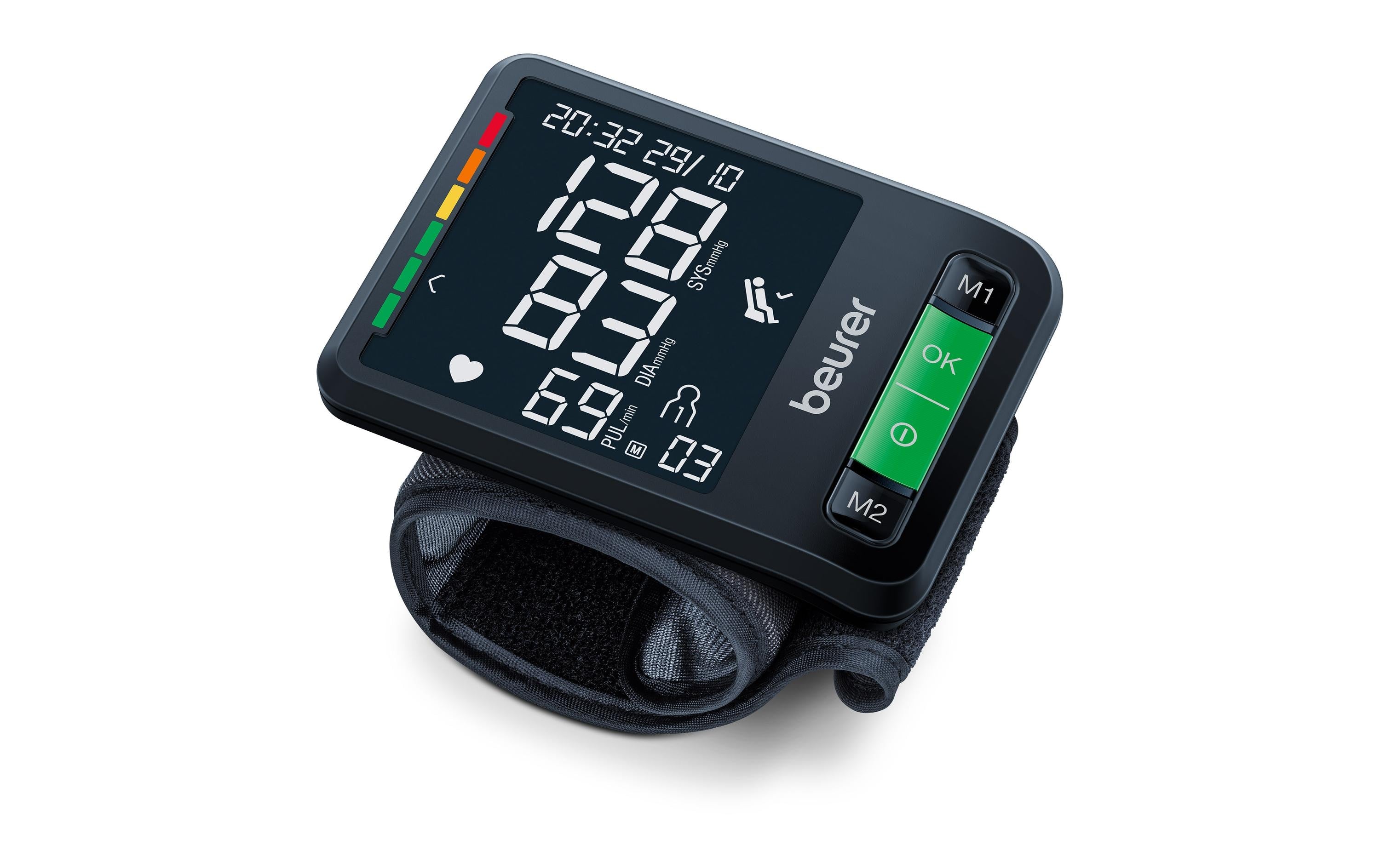 Beurer Blutdruckmessgerät Handgelenk BC 87 – Bluetooth, App kompatibel – 13,5–21,5 cm