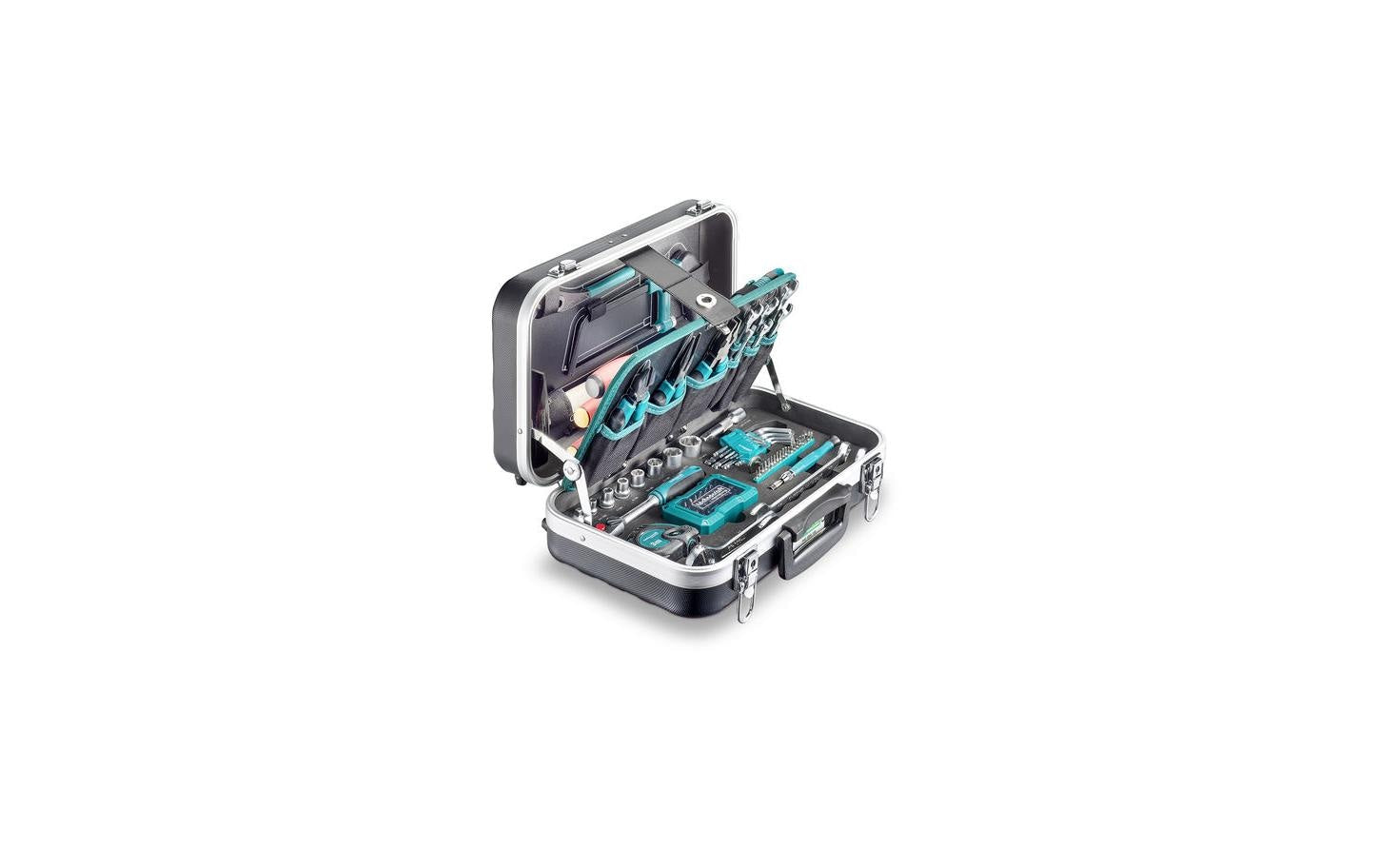 Technocraft Werkzeugkoffer – bestückt, 109-teilig, schwarz, B 230 × H 123 × T 372 mm