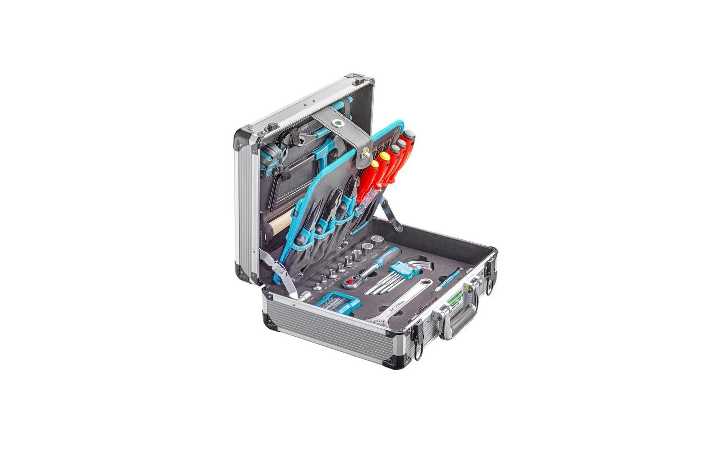 Technocraft PRO COMPACT 106 Werkzeugkoffer – bestückt, 106-teilig, grau