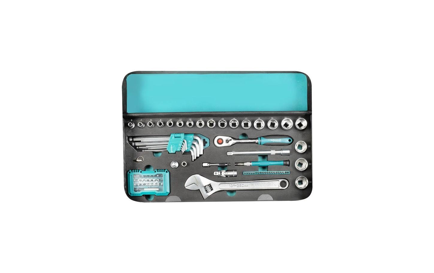 Technocraft PRO BOX 127 Werkzeugkoffer – 127-teilig, 9,8 kg