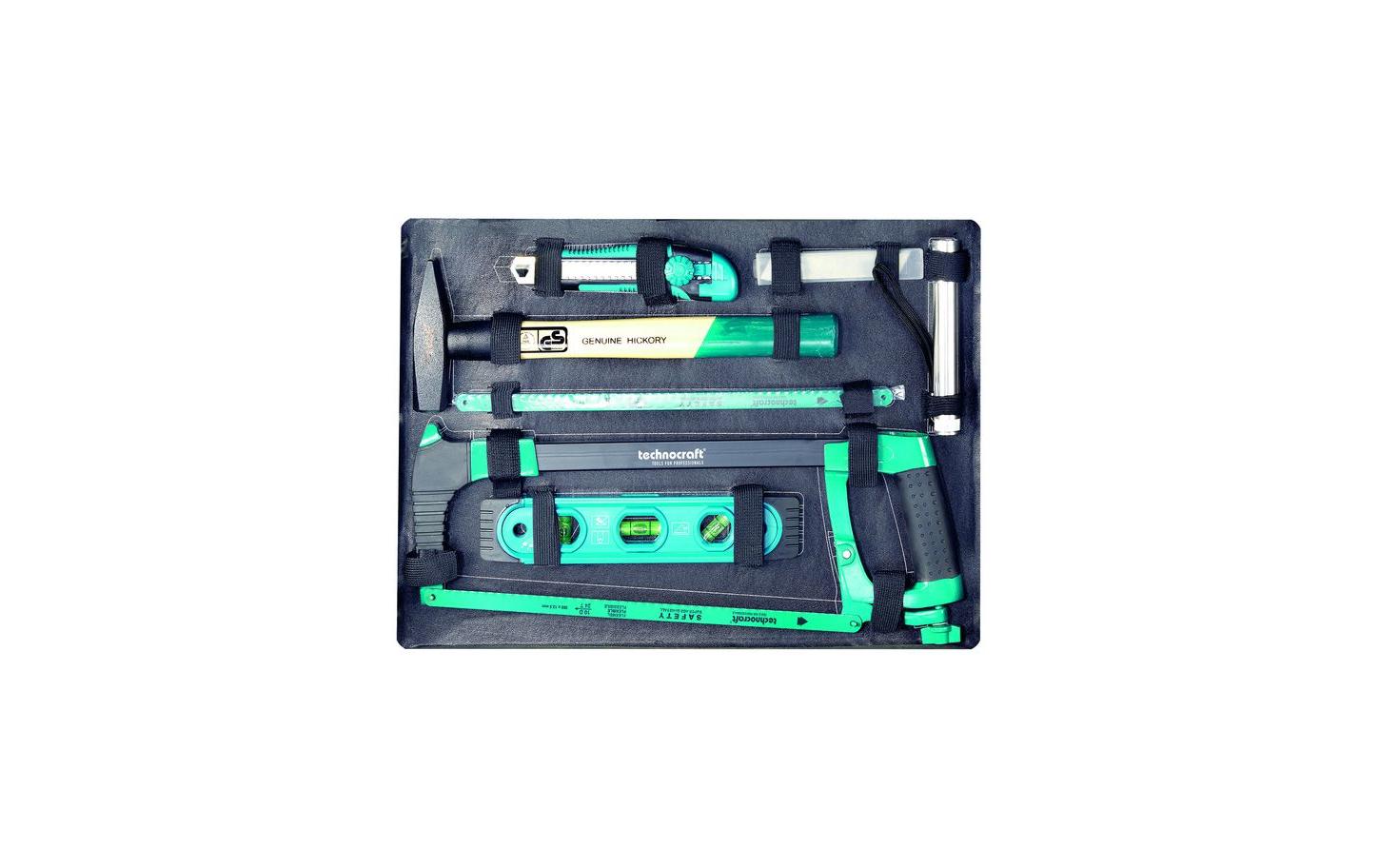 Technocraft PRO CASE 5 Werkzeugkoffer – 140-teilig, bestückt