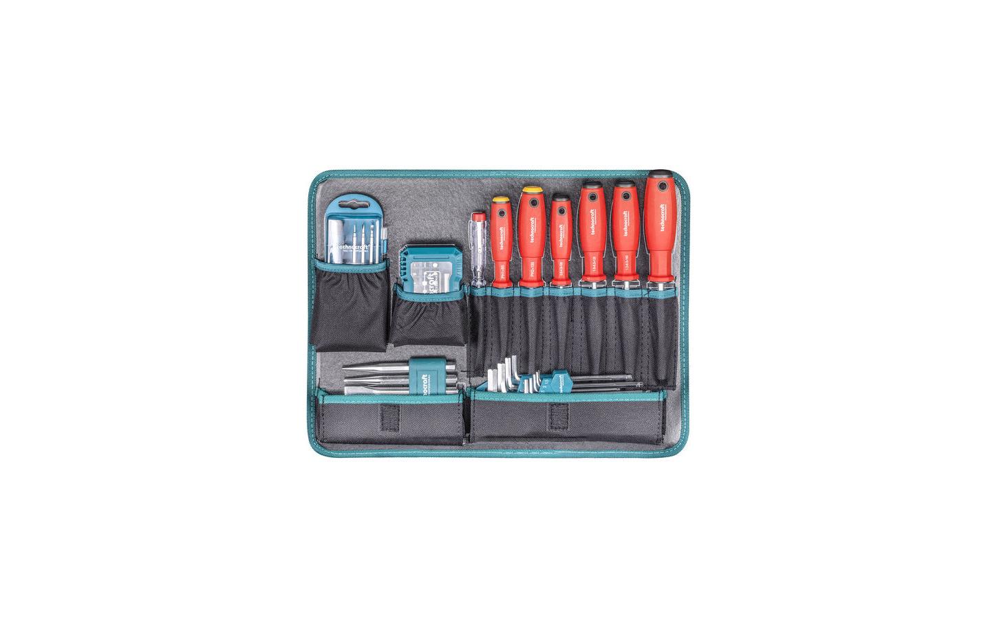 Technocraft PRO CASE 5 Werkzeugkoffer – 140-teilig, bestückt