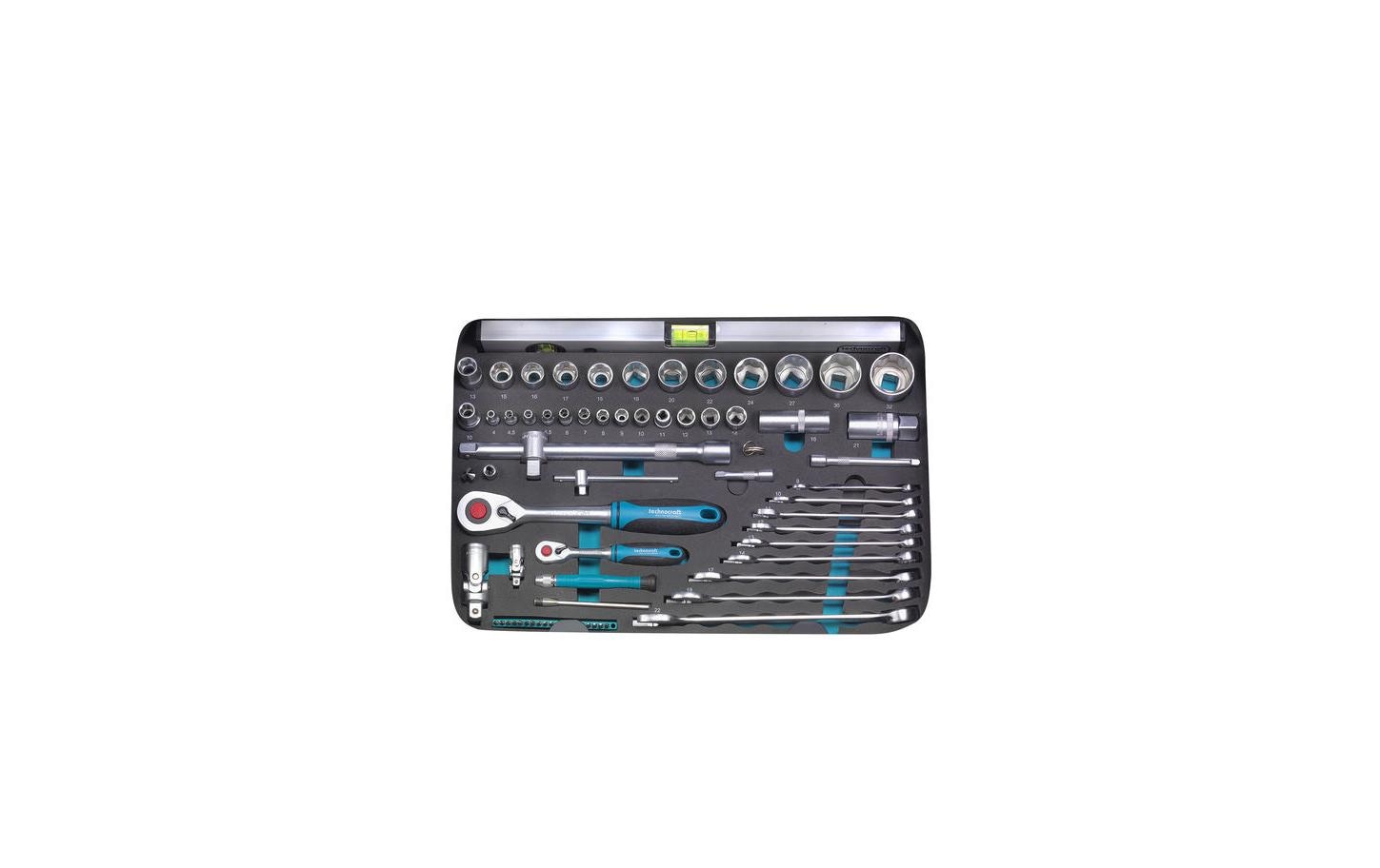 Technocraft PRO CHROME 152 Werkzeugkoffer – 152-teilig, 13,6 kg, bestückt