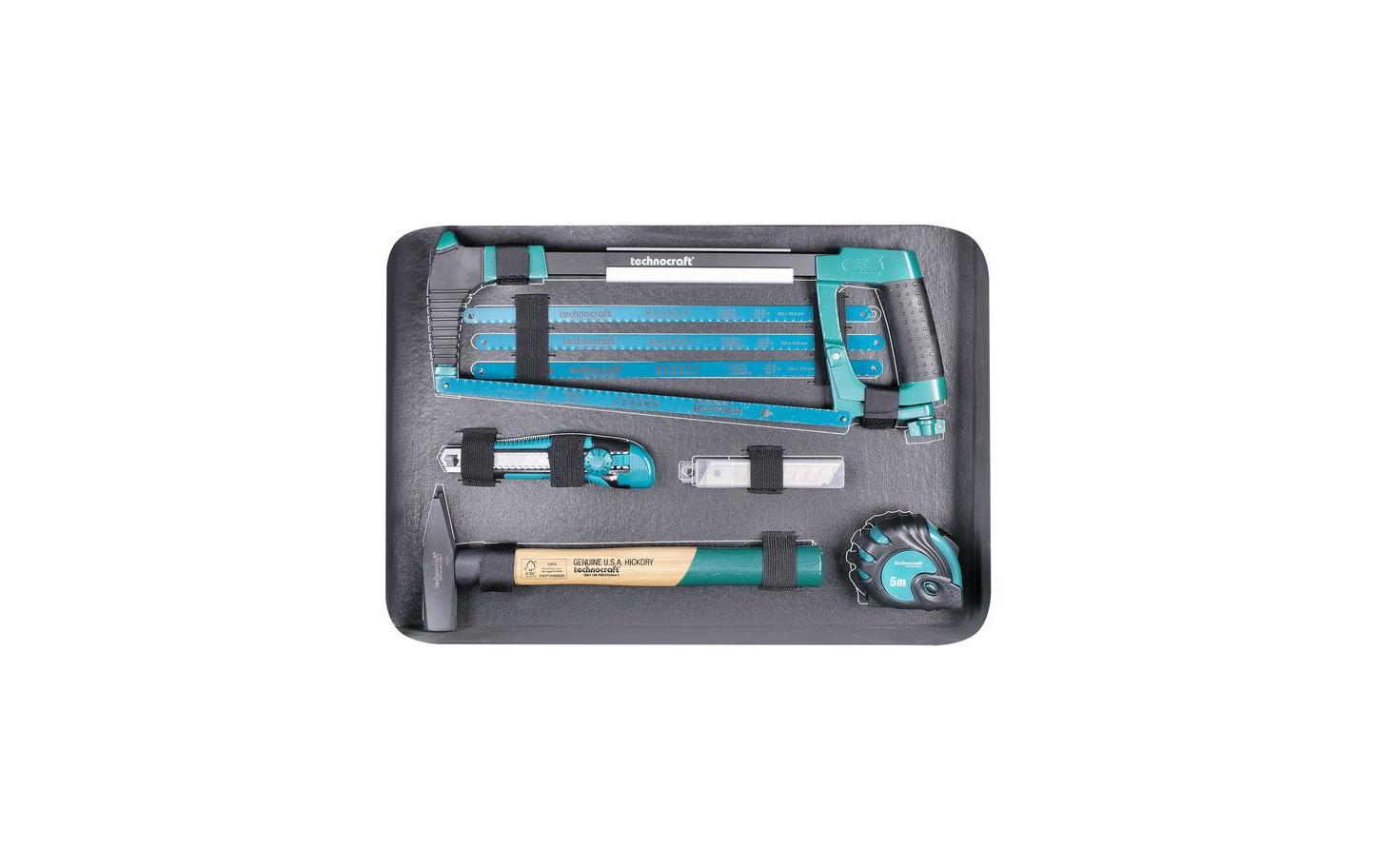 Technocraft PRO BOX 127 Werkzeugkoffer – 127-teilig, 9,8 kg