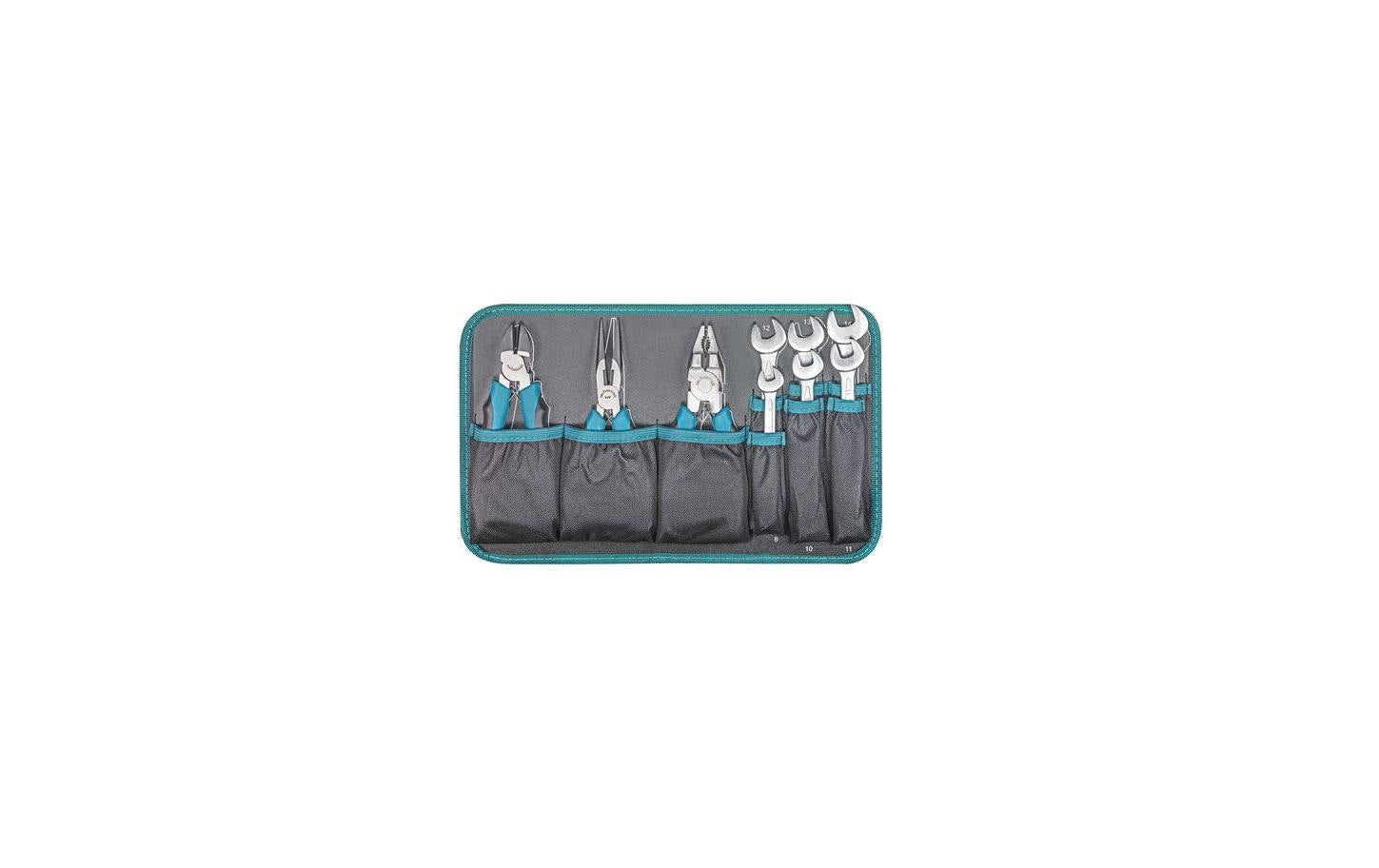 Technocraft Werkzeugkoffer – bestückt, 109-teilig, schwarz, B 230 × H 123 × T 372 mm