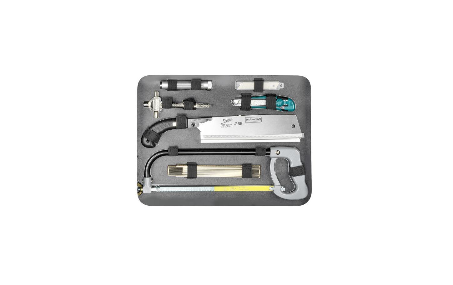 Technocraft PRO WOOD 4 Werkzeugkoffer Schreiner – 126-teilig