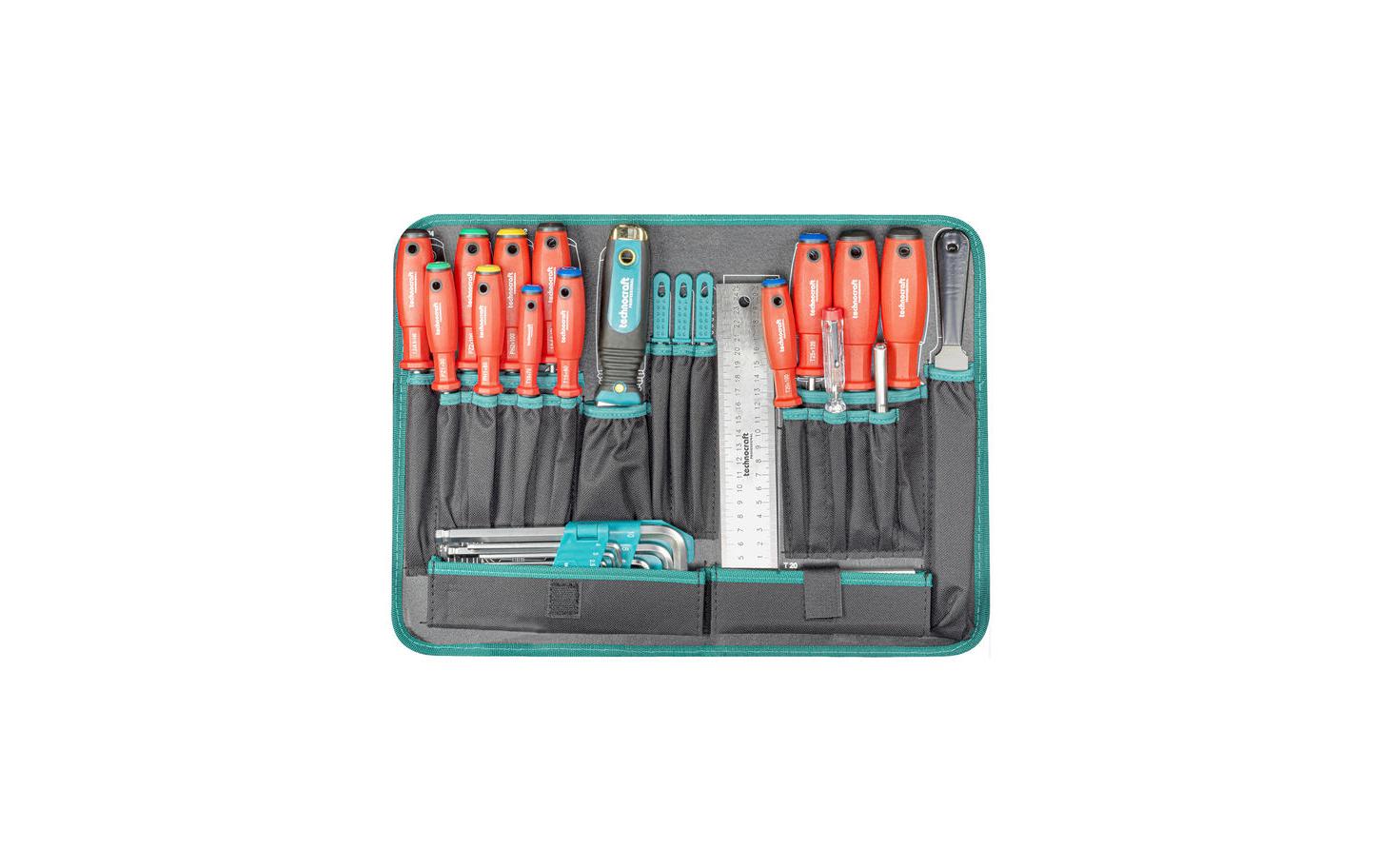 Technocraft PRO WOOD 4 Werkzeugkoffer Schreiner – 126-teilig