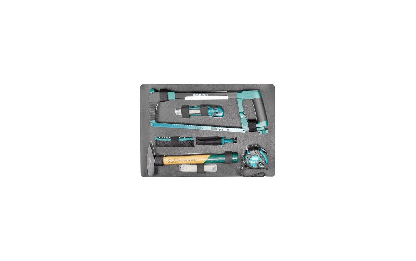 Technocraft PRO GSR 147 Werkzeugkoffer – bestückt, 147-teilig, schwarz