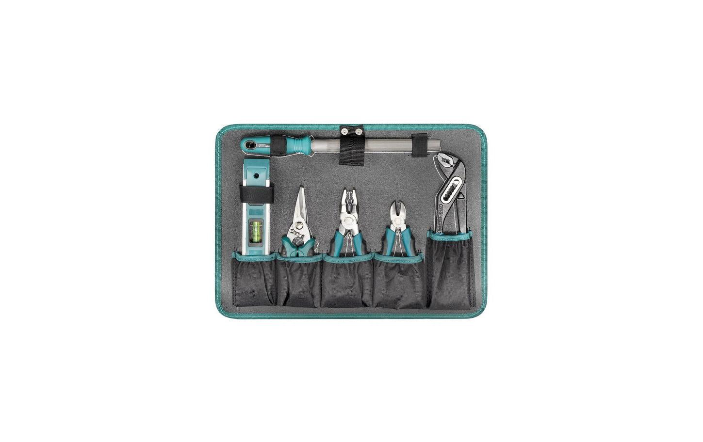 Technocraft PRO GSR 147 Werkzeugkoffer – bestückt, 147-teilig, schwarz