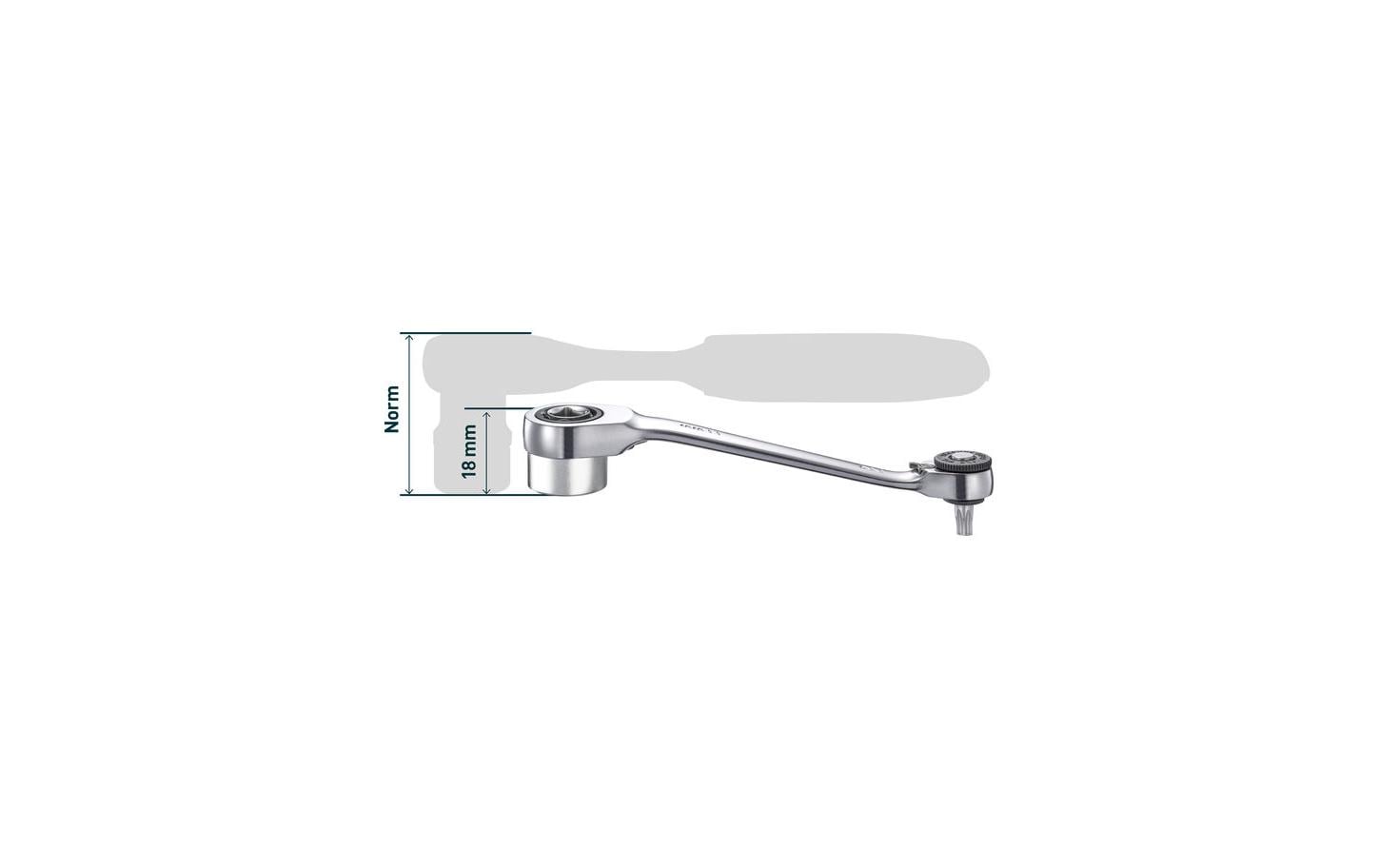 Technocraft SLIM – Knarrensatz 1/4", 31-teilig