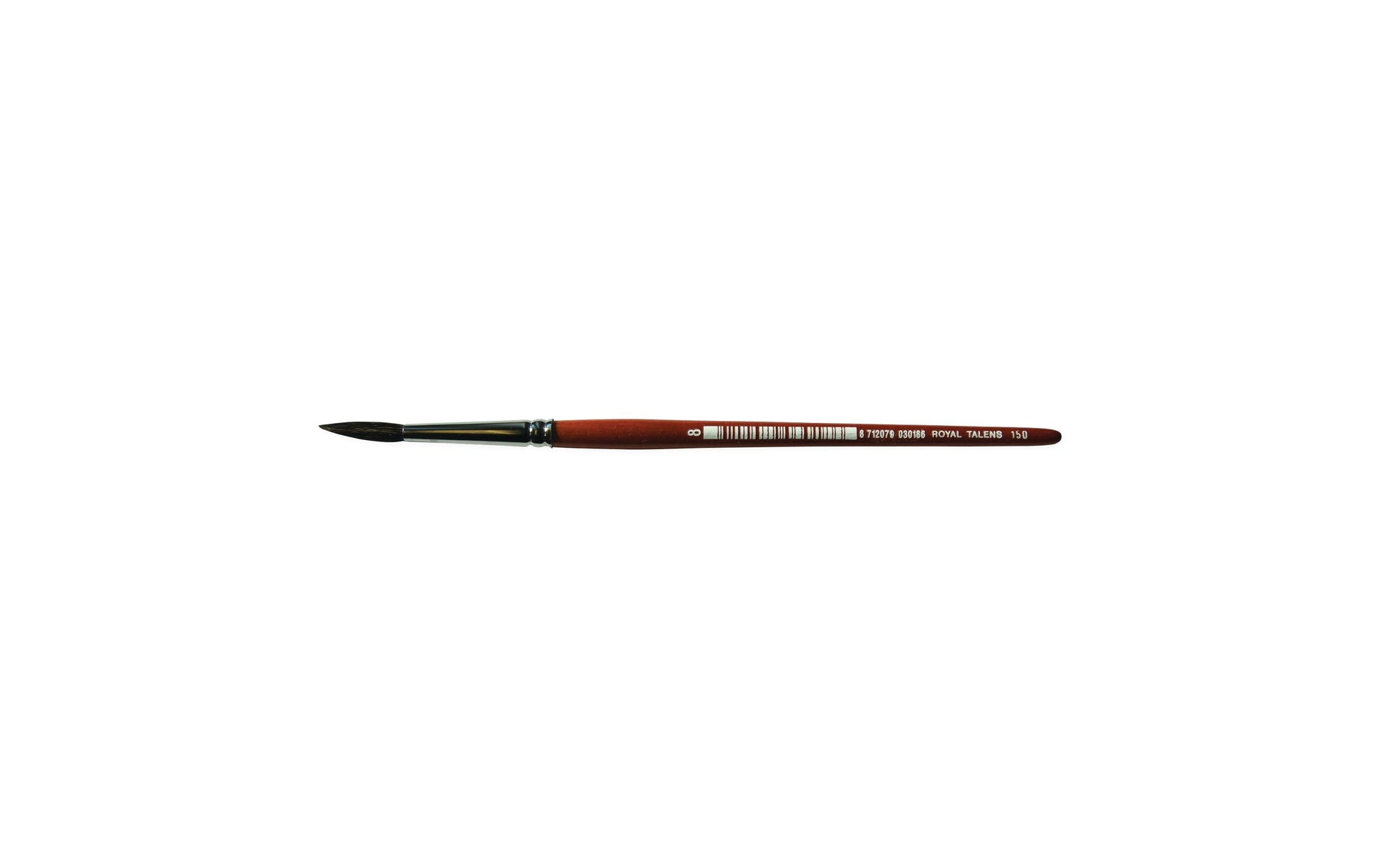 Talens Aquarellpinsel – Rot, Grösse 8, 12er-Pack, Set