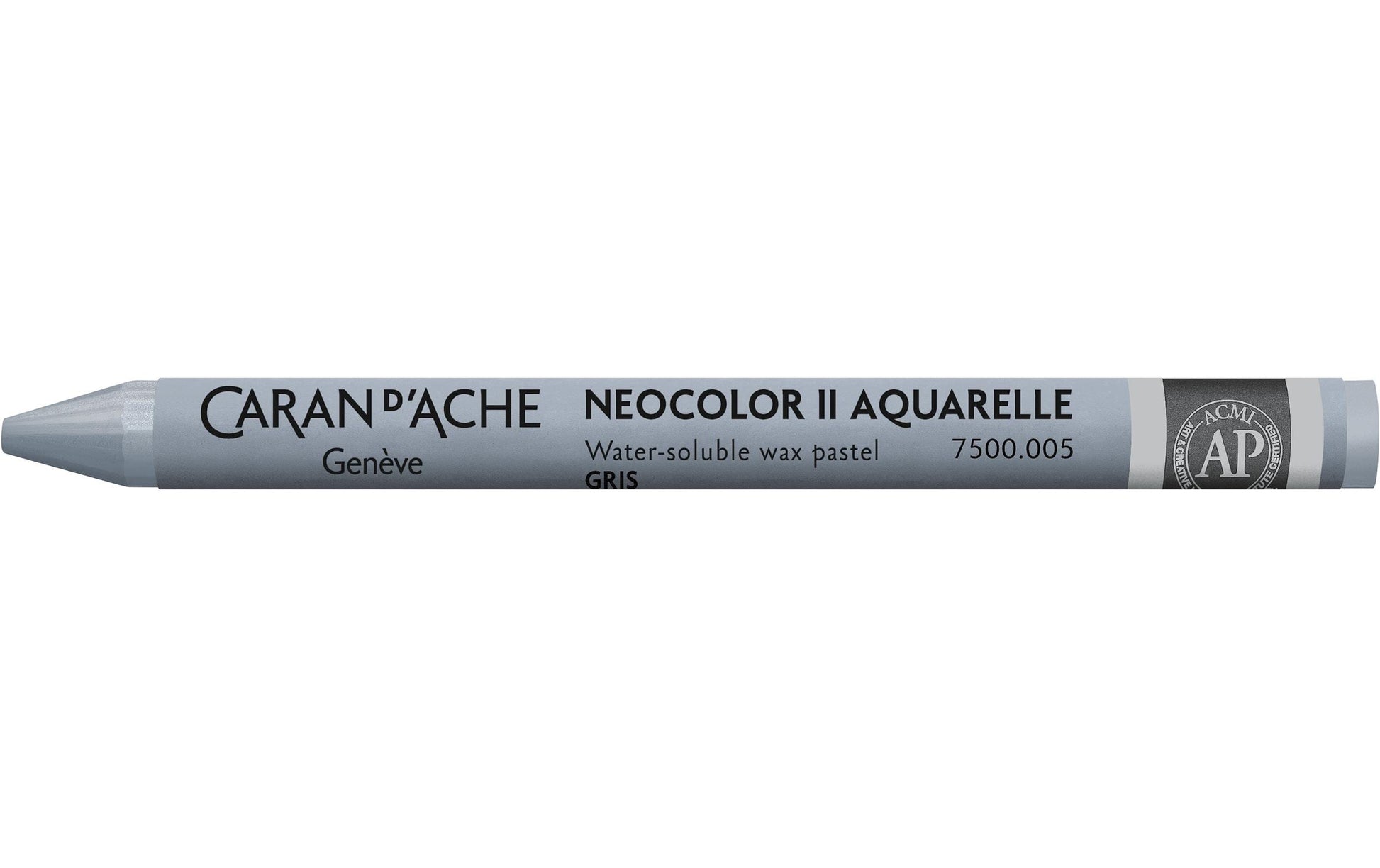 Caran d-Ache Caran d'Ache Neocolor II Aquarellfarbstift – Grau, Mine Ø 8,6 mm