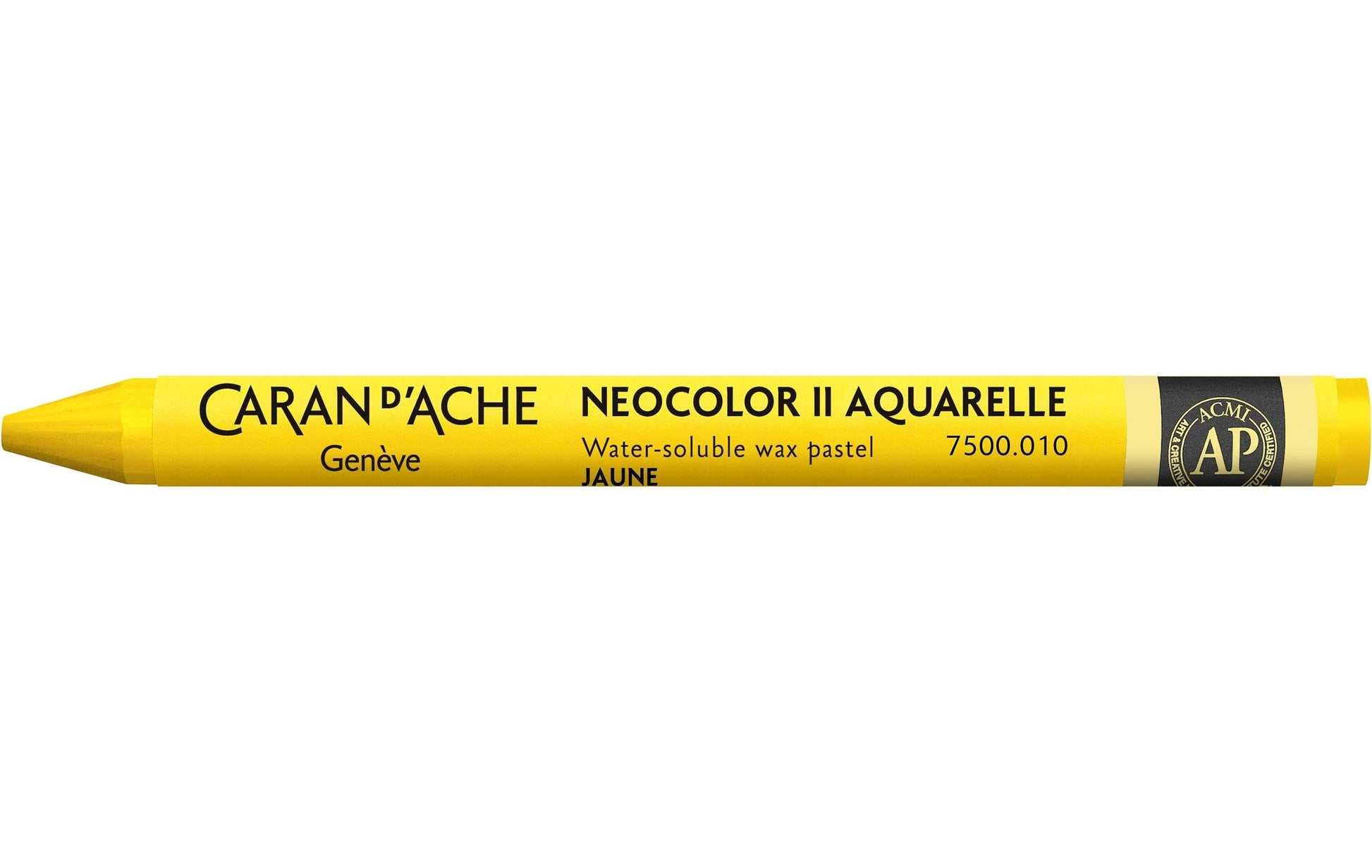 Caran d-Ache Caran d'Ache Neocolor II Aquarellfarbstift – Gelb, Mine Ø 8,6 mm