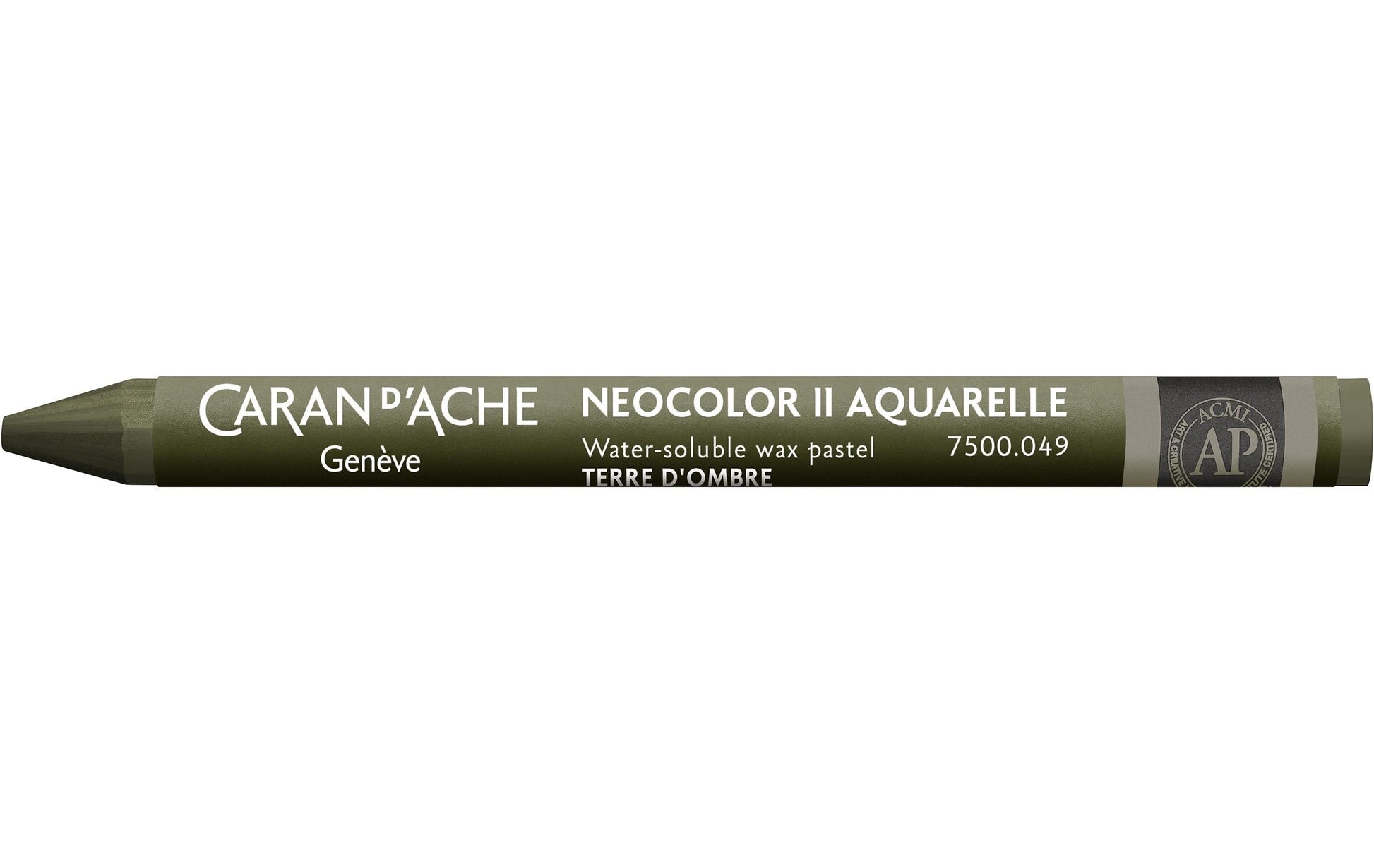 Caran d-Ache Caran d'Ache Neocolor Aquarellfarbstift – umbra natur, Mine Ø 8,6 mm