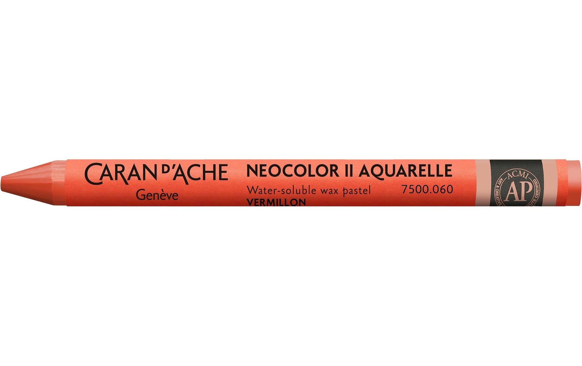 Caran d-Ache Caran d'Ache Neocolor II Aquarellfarbstift – Zinnoberrot, Mine Ø 8,6 mm