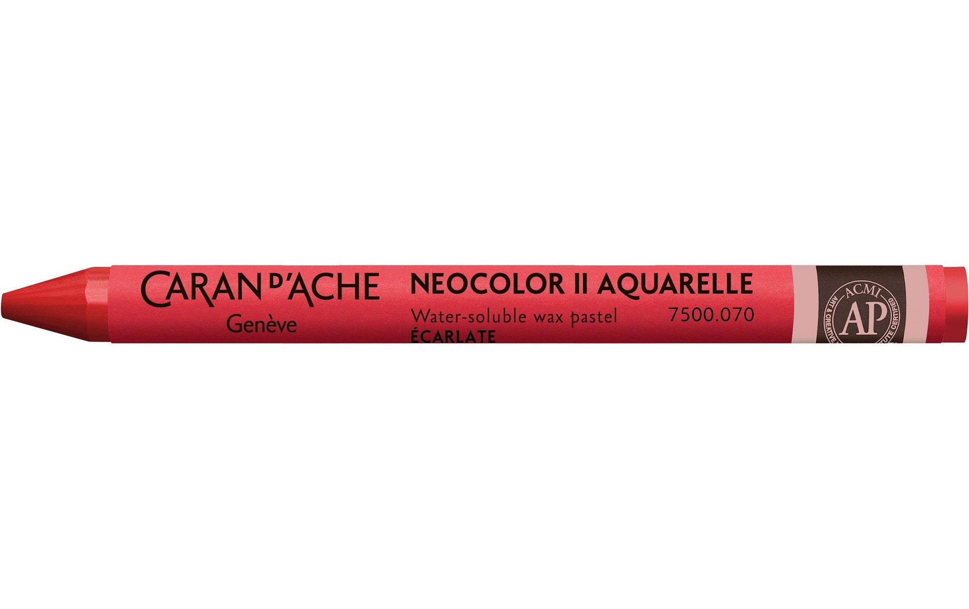 Caran d-Ache Caran d'Ache Neocolor II Aquarellfarbstift – Scharlachrot, Mine Ø 8,6 mm