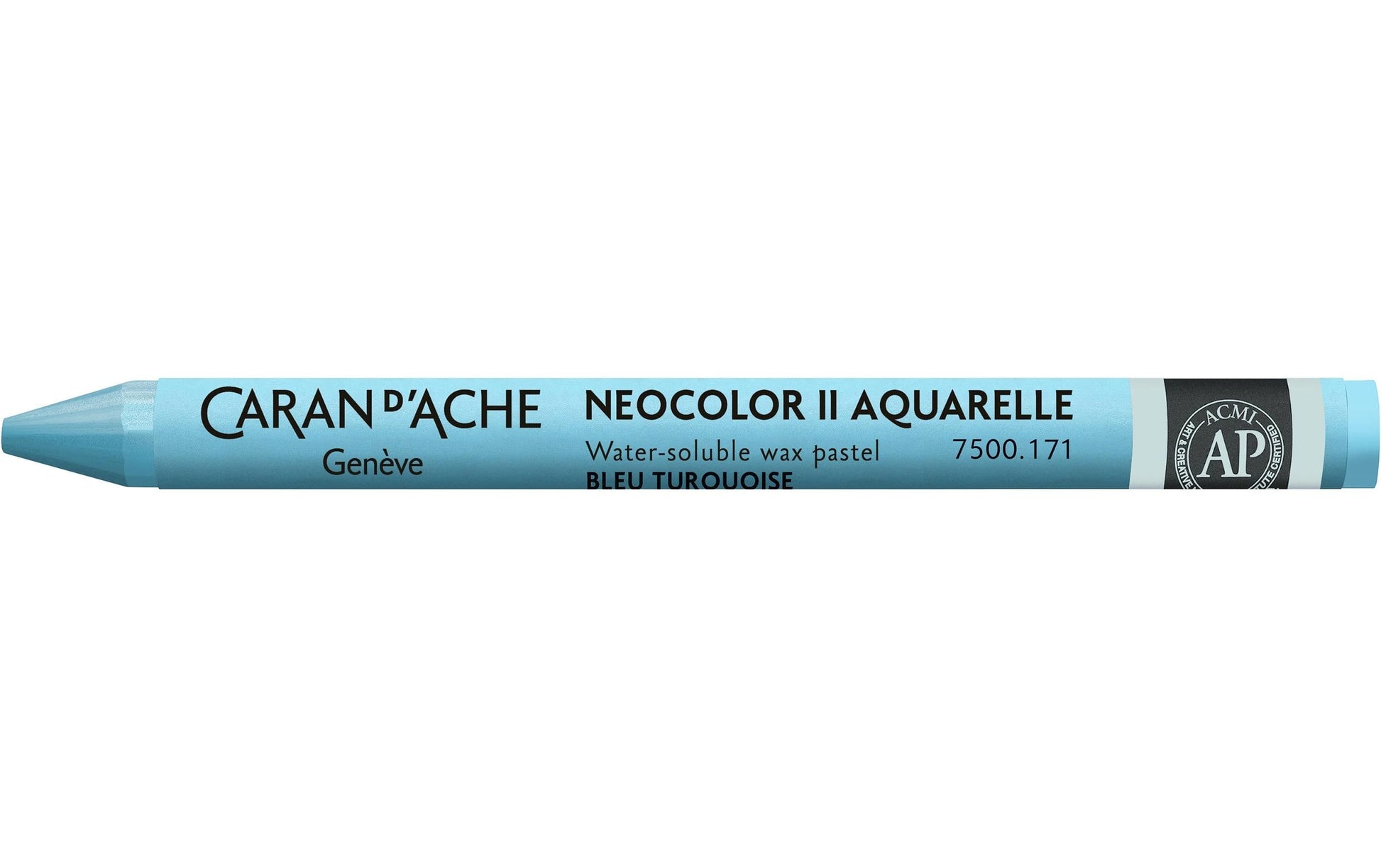Caran d-Ache Caran d'Ache Neocolor Aquarellfarbstift – türkisblau, Mine Ø 8,6 mm