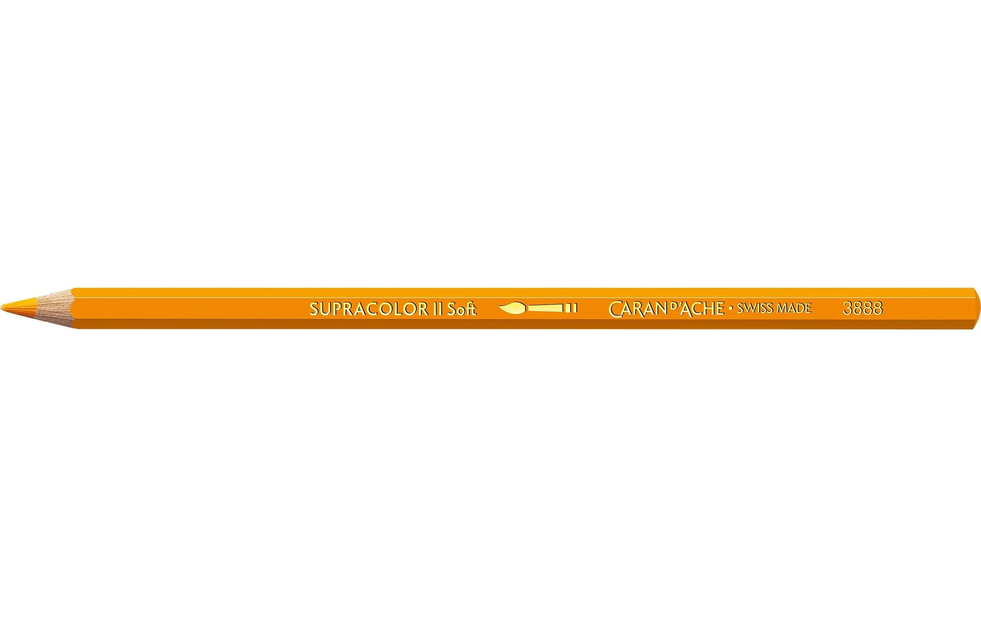 Caran d-Ache Caran d'Ache Aquarellfarbstift Supracolor Soft – orange, im Metalletui, Ø 3,8 mm, FSC