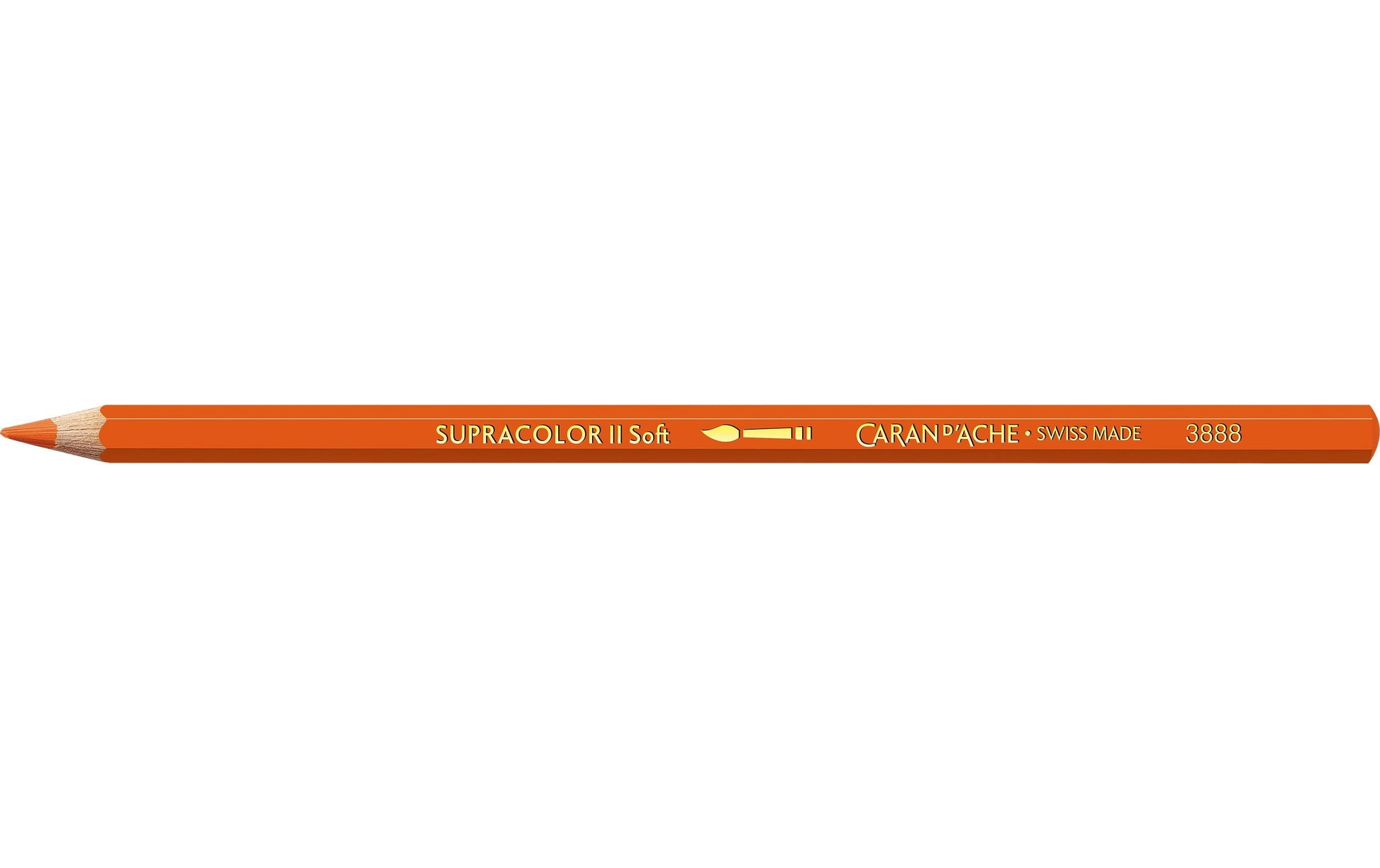 Caran d-Ache Caran d'Ache Aquarellfarbstift Supracolor Soft – rotorange, im Metalletui, Ø 3,8 mm, FSC