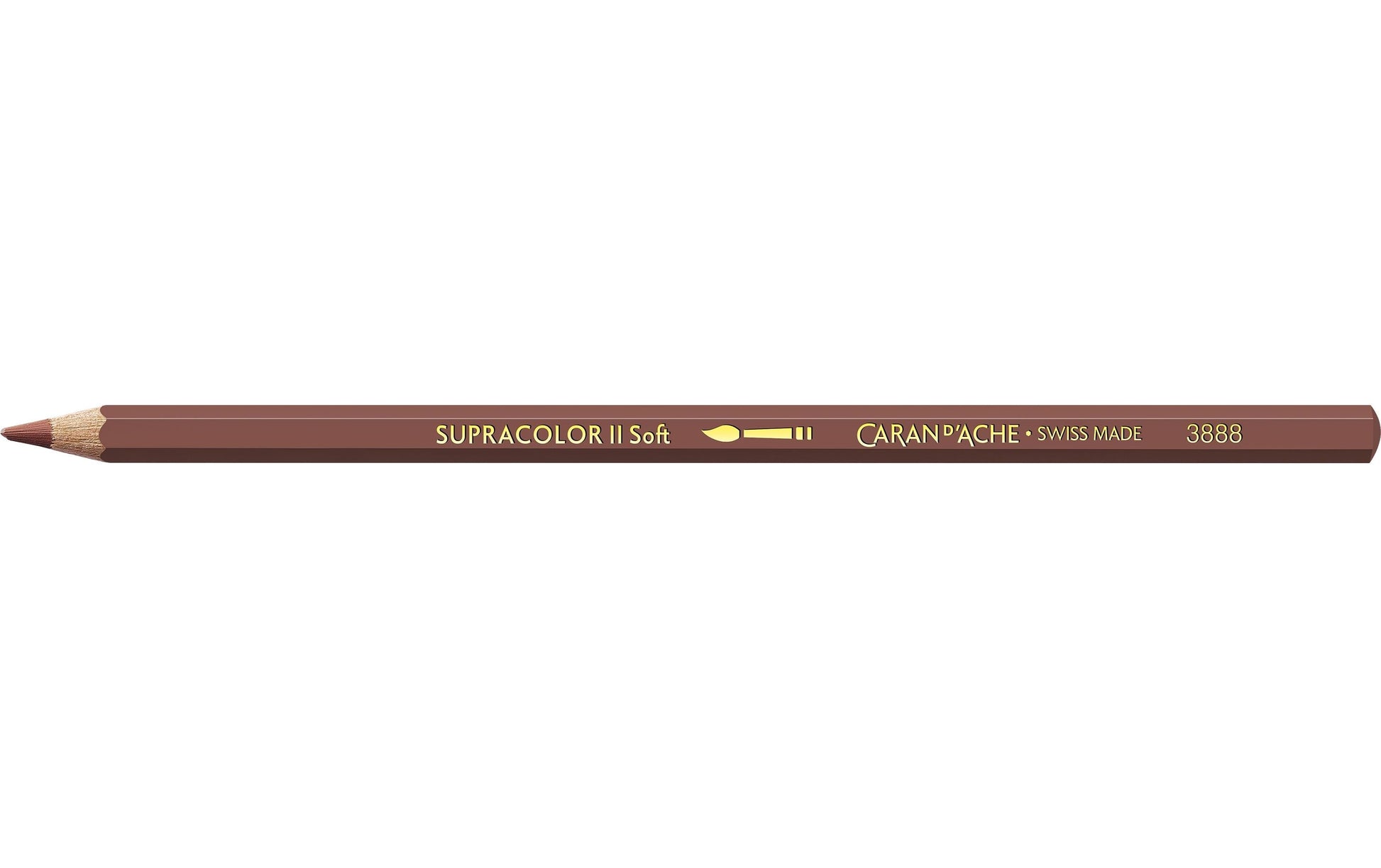 Caran d-Ache Caran d'Ache Aquarellfarbstift Supracolor Soft – gebrannte Siena, im Metalletui, Ø 3,8 mm, FSC