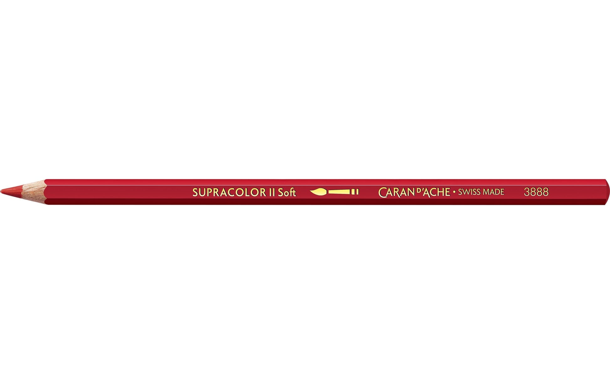 Caran d-Ache Caran d'Ache Aquarellfarbstift Supracolor Soft – Karmin, im Metalletui, Ø 3,8 mm, FSC