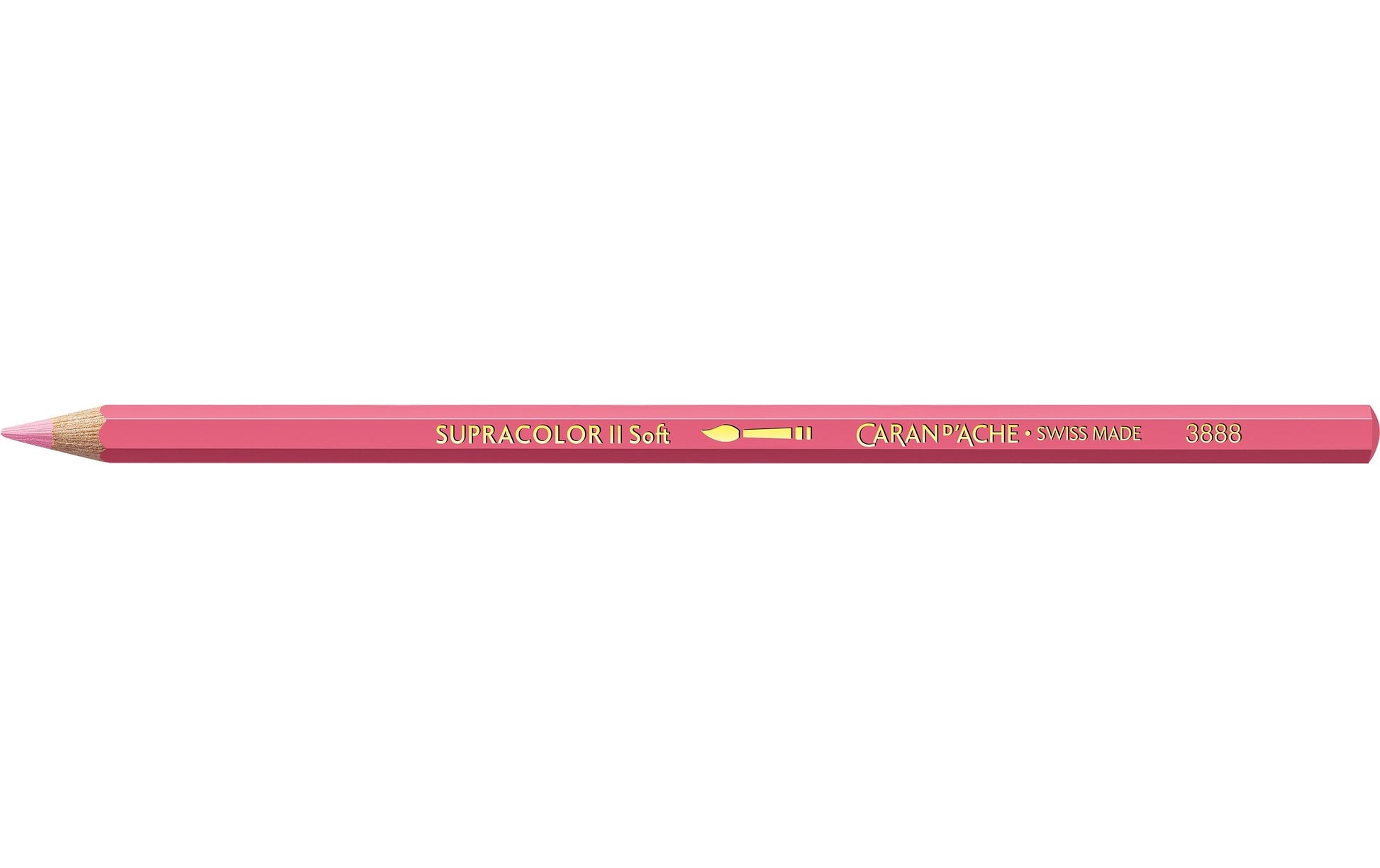 Caran d-Ache Caran d'Ache Aquarellfarbstift Supracolor Soft – rosa, im Metalletui, Ø 3,8 mm, FSC