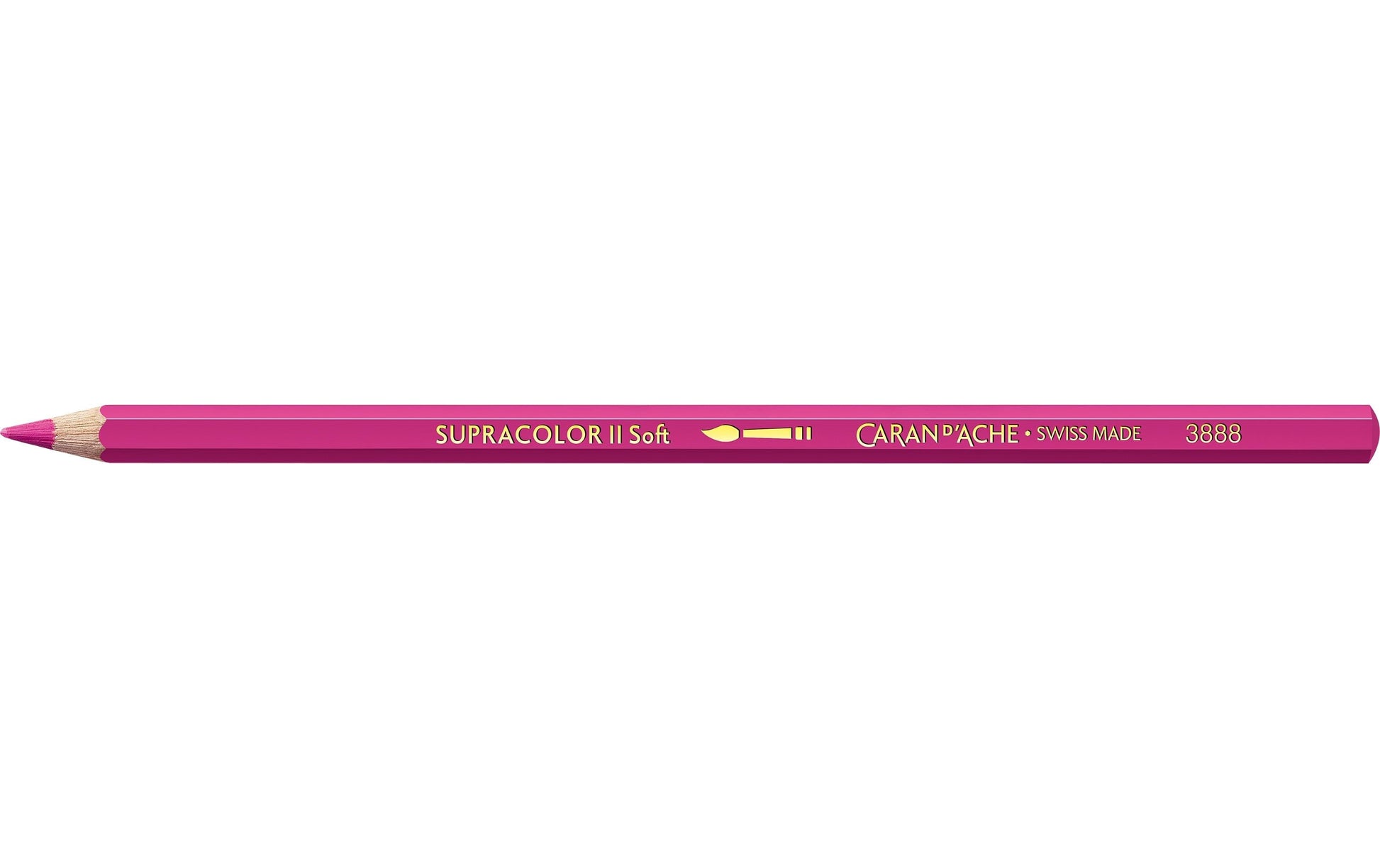 Caran d-Ache Caran d'Ache Aquarellfarbstift Supracolor Soft – purpur, im Metalletui, Ø 3,8 mm, FSC