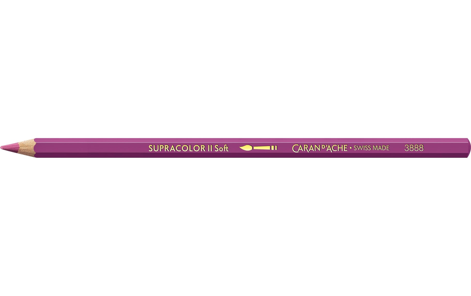 Caran d-Ache Caran d'Ache Aquarellfarbstift Supracolor Soft – purpurviolett, im Metalletui, Ø 3,8 mm, FSC
