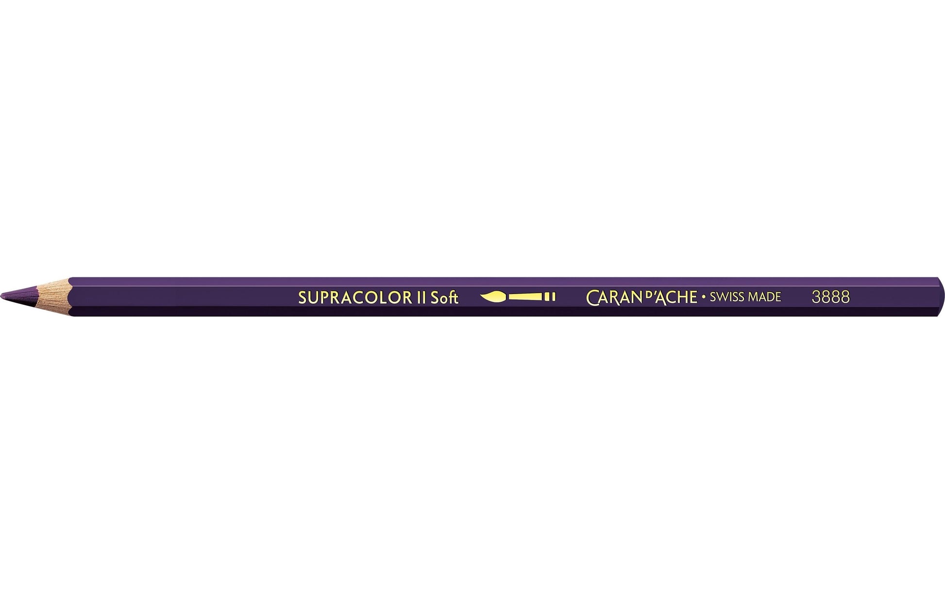 Caran d-Ache Caran d'Ache Aquarellfarbstift Supracolor Soft – lila, im Metalletui, Ø 3,8 mm, FSC